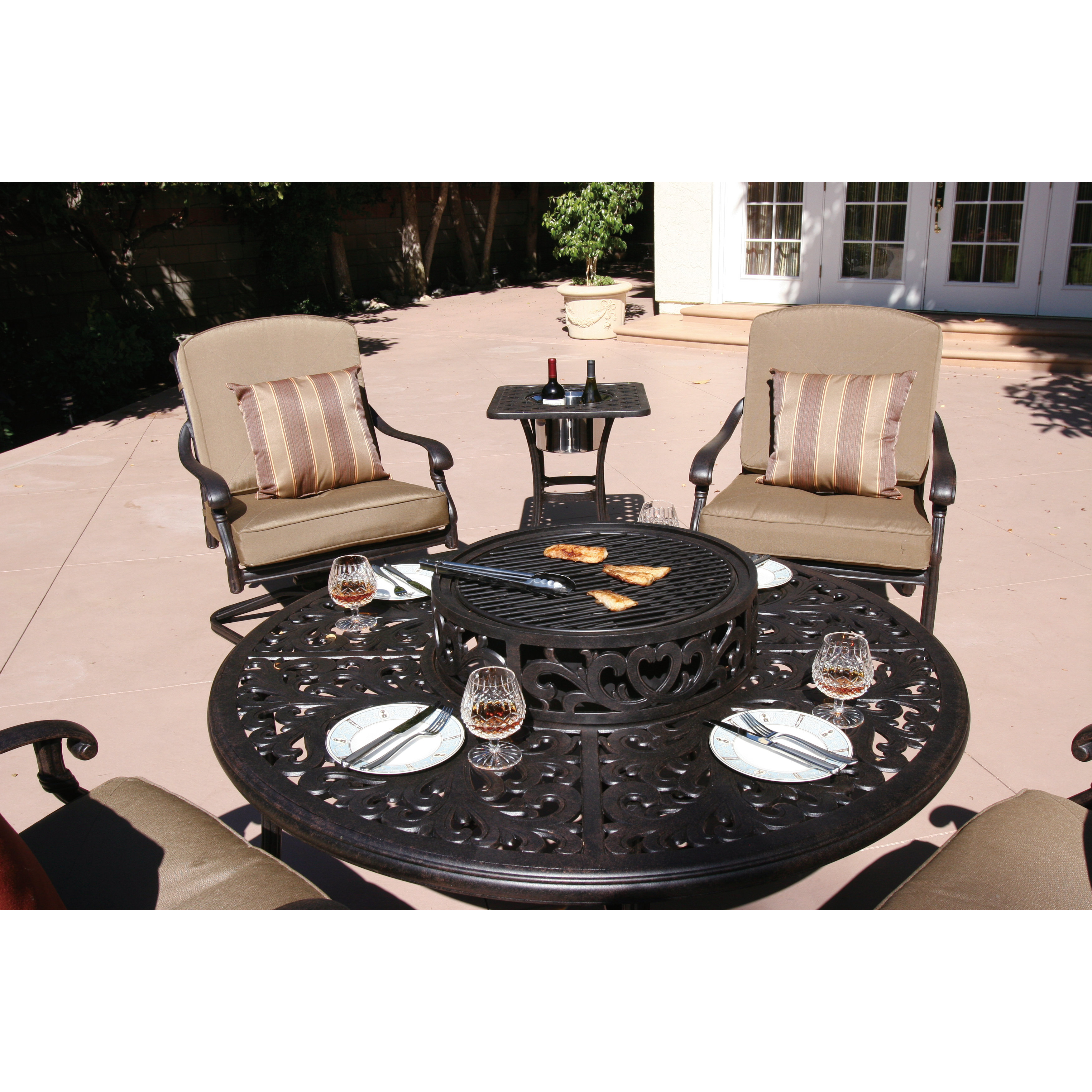 Darlee Series 80 Fire Pit Table & Reviews Wayfair