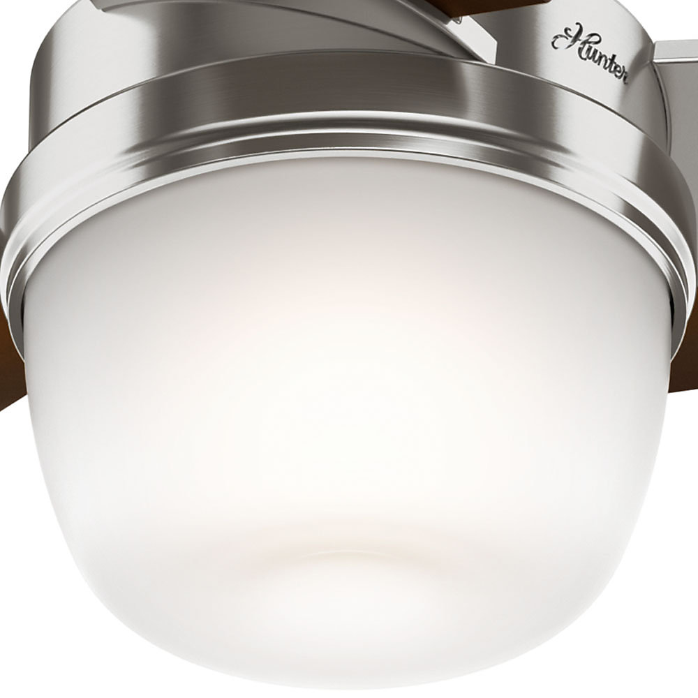 Hunter Fan Eurus 54Inch Single Light 3Blade Ceiling Fan, Brushed