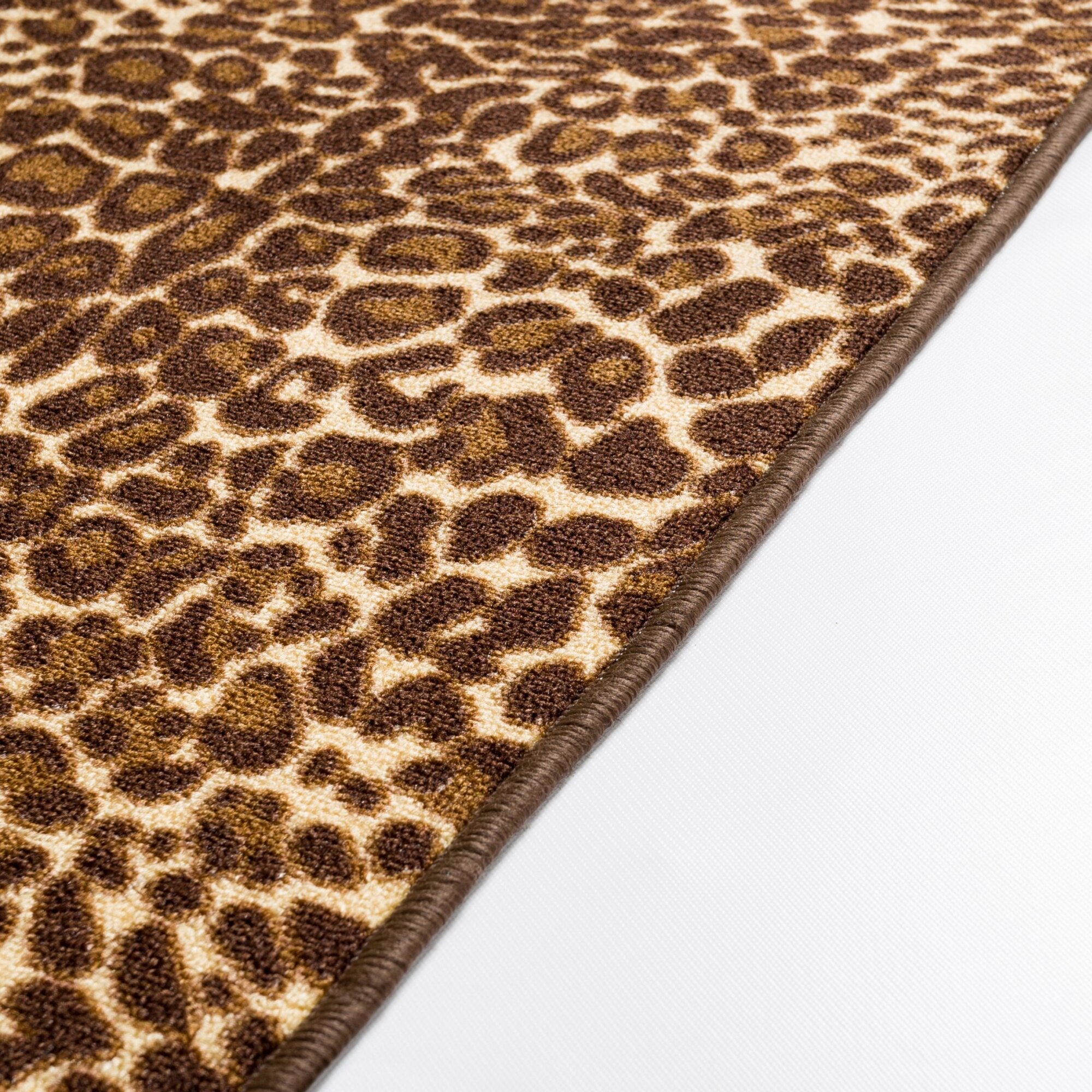 Well Woven Kings Court Gold Leopard Print Area Rug 0011 