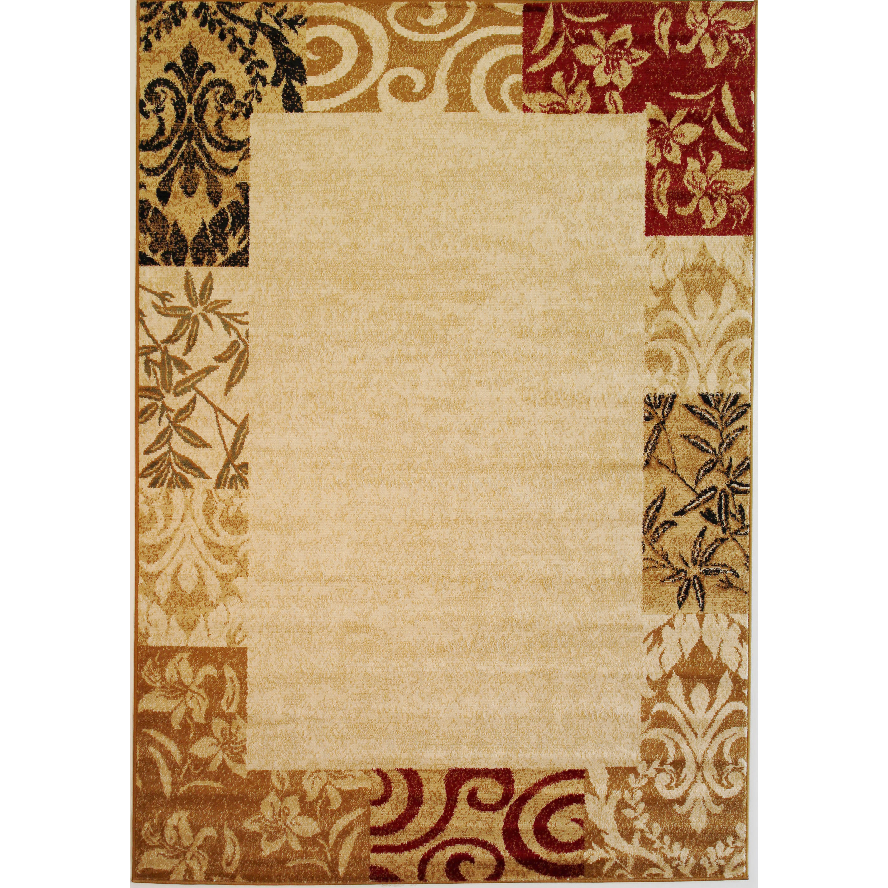 Well Woven Dulcet Ivory Damask Area Rug & Reviews Wayfair