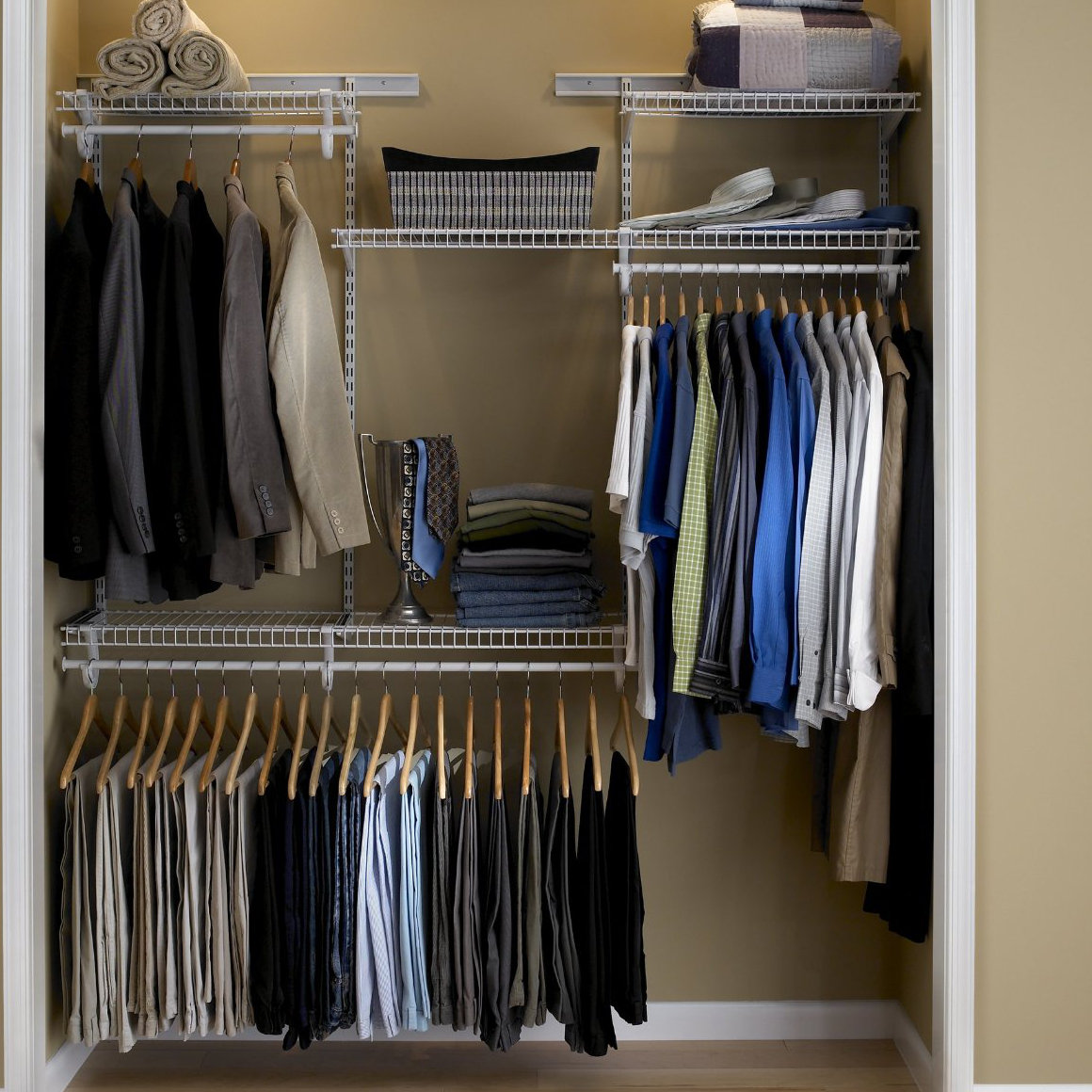 Home Etc 30cm Deep Adjustable Closet Organiser Kit & Reviews Wayfair UK