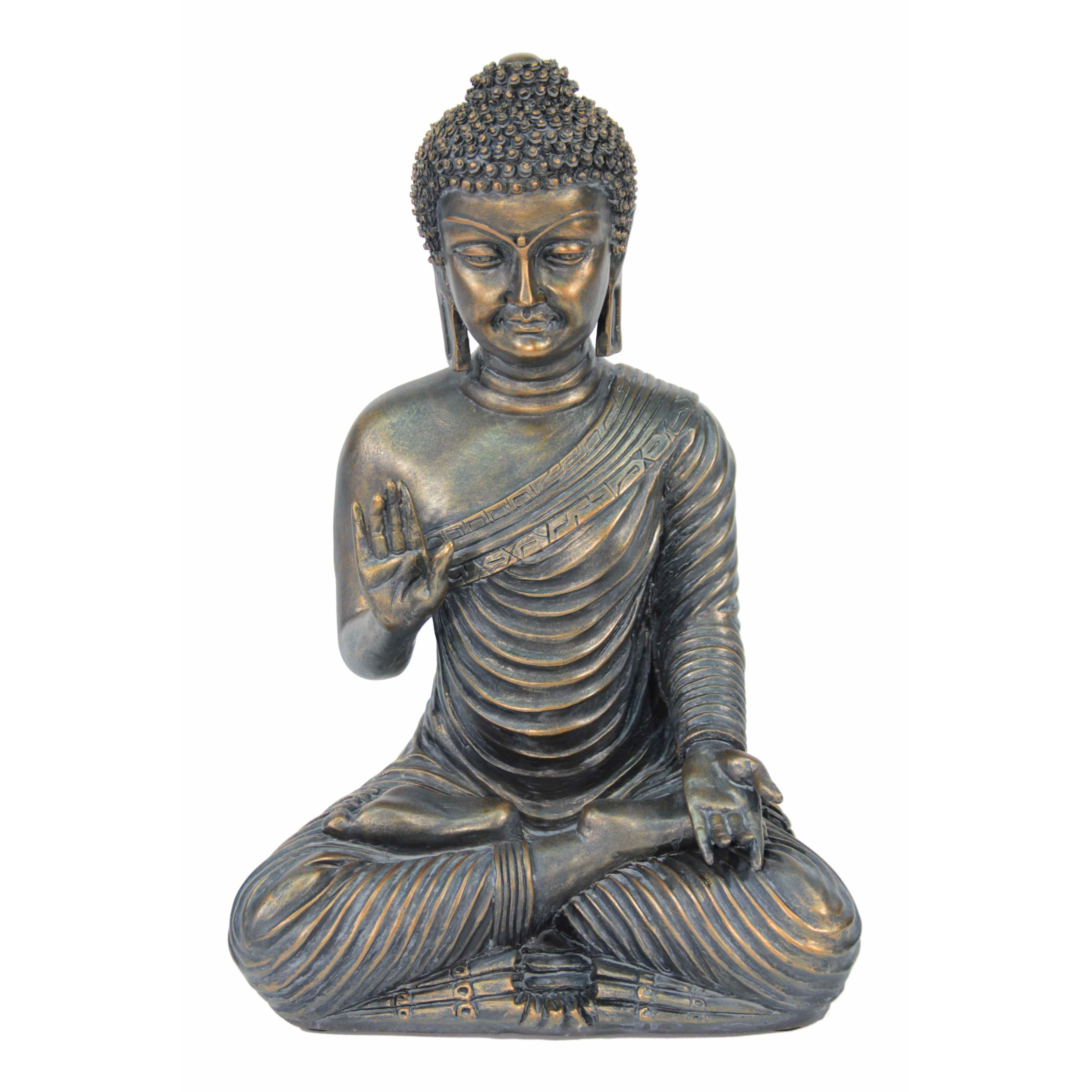 House Additions Meditating Buddha in the Lotus Position Decorative ...