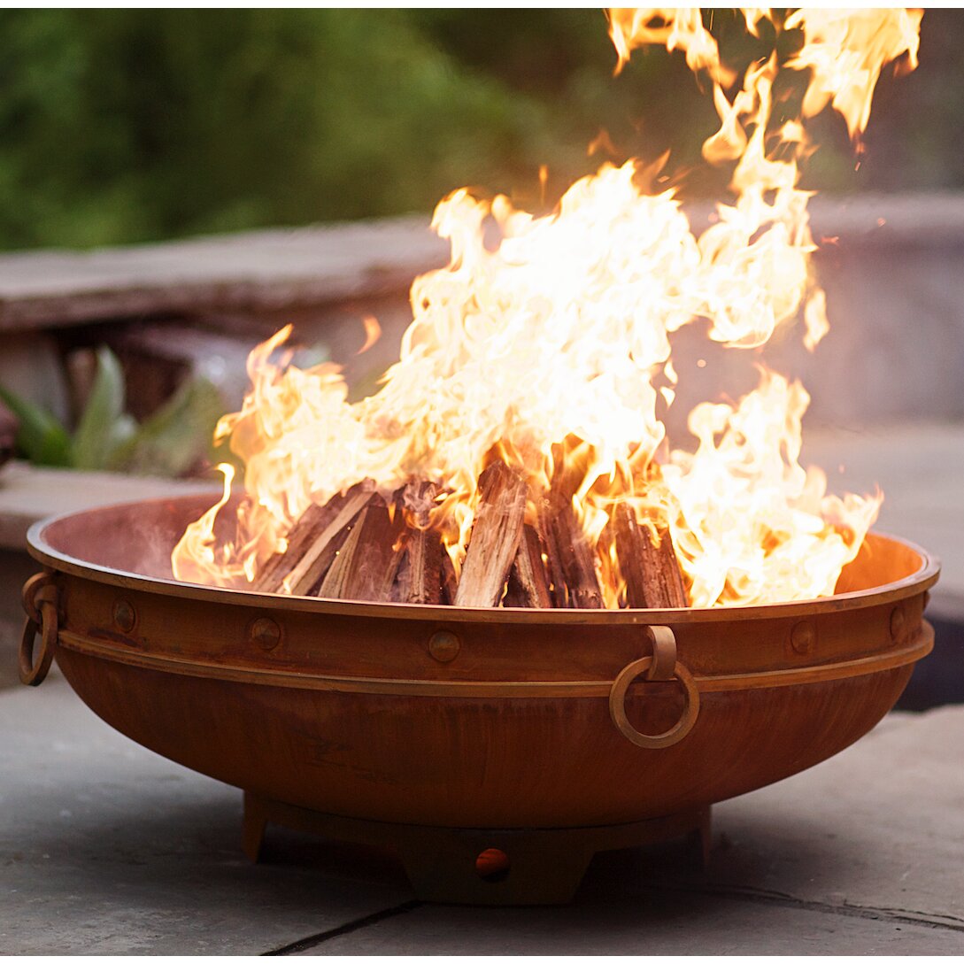 Fire Pit Art Asia Steel Wood Fire Pit | Wayfair