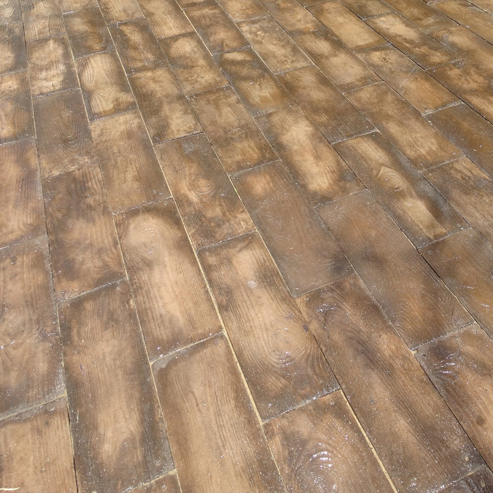 Natural Concrete Products Co Barnwood Plank PatioonaPallet Paver Set