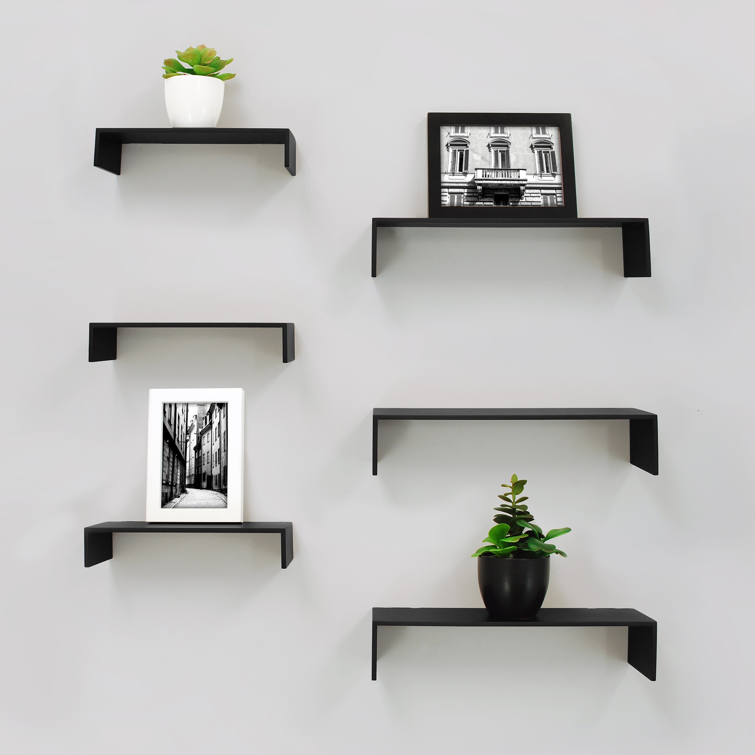 nexxt Design 6 Piece Extense Wall Shelf Set &amp; Reviews ...