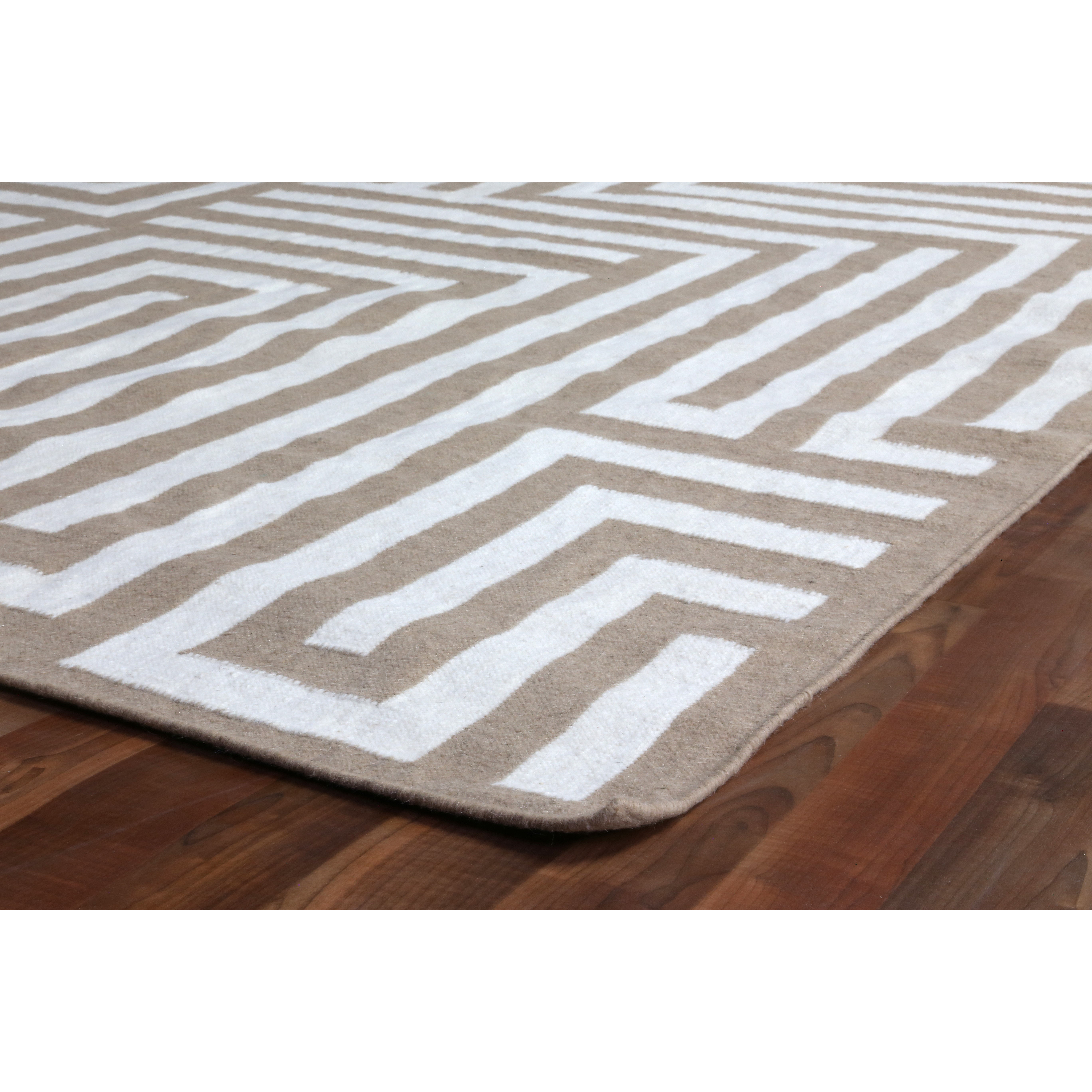 Rug Expressions Flat Weave Beige Area Rug Wayfair