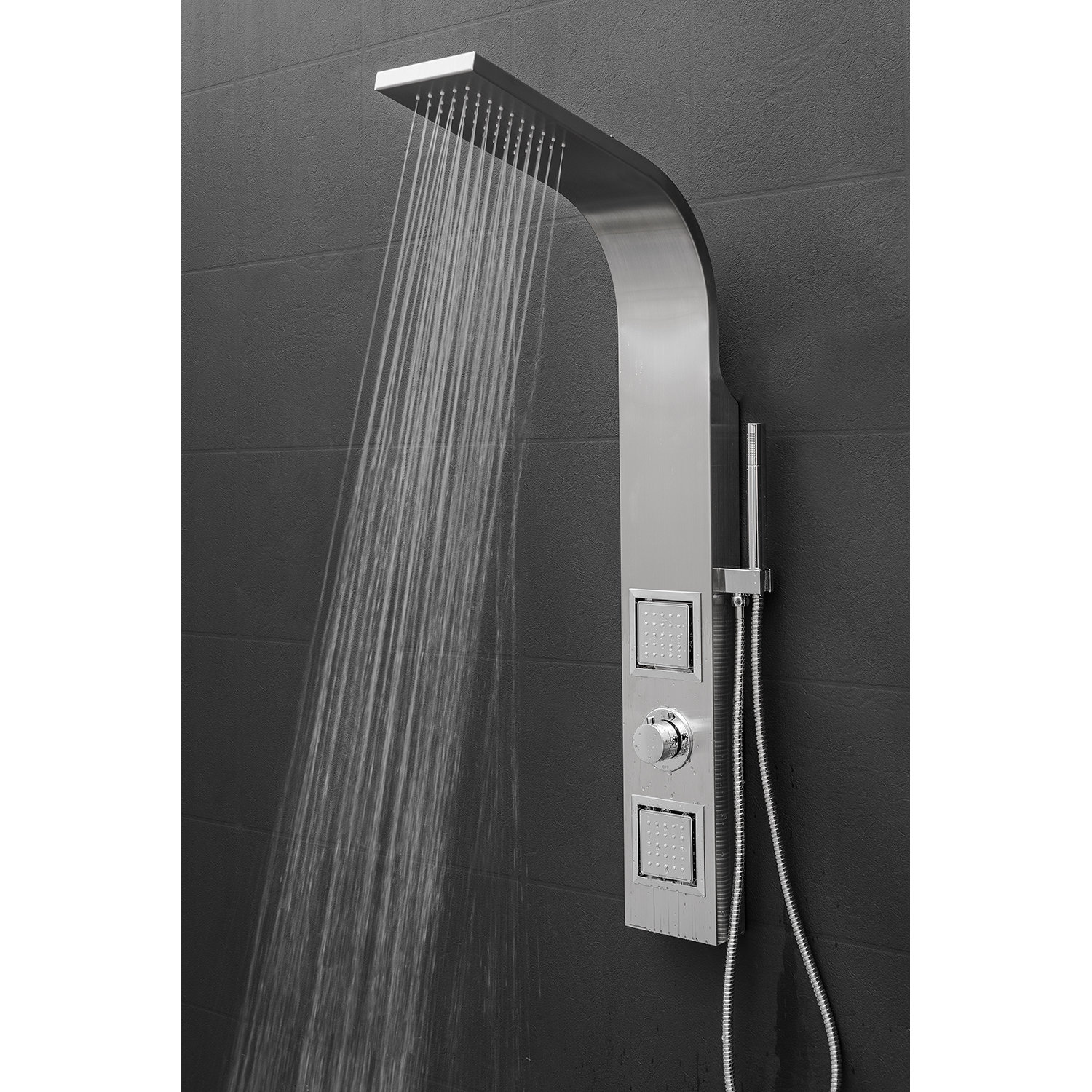 GoldenVantage 2Jet Easy Connect Shower Panel System & Reviews Wayfair
