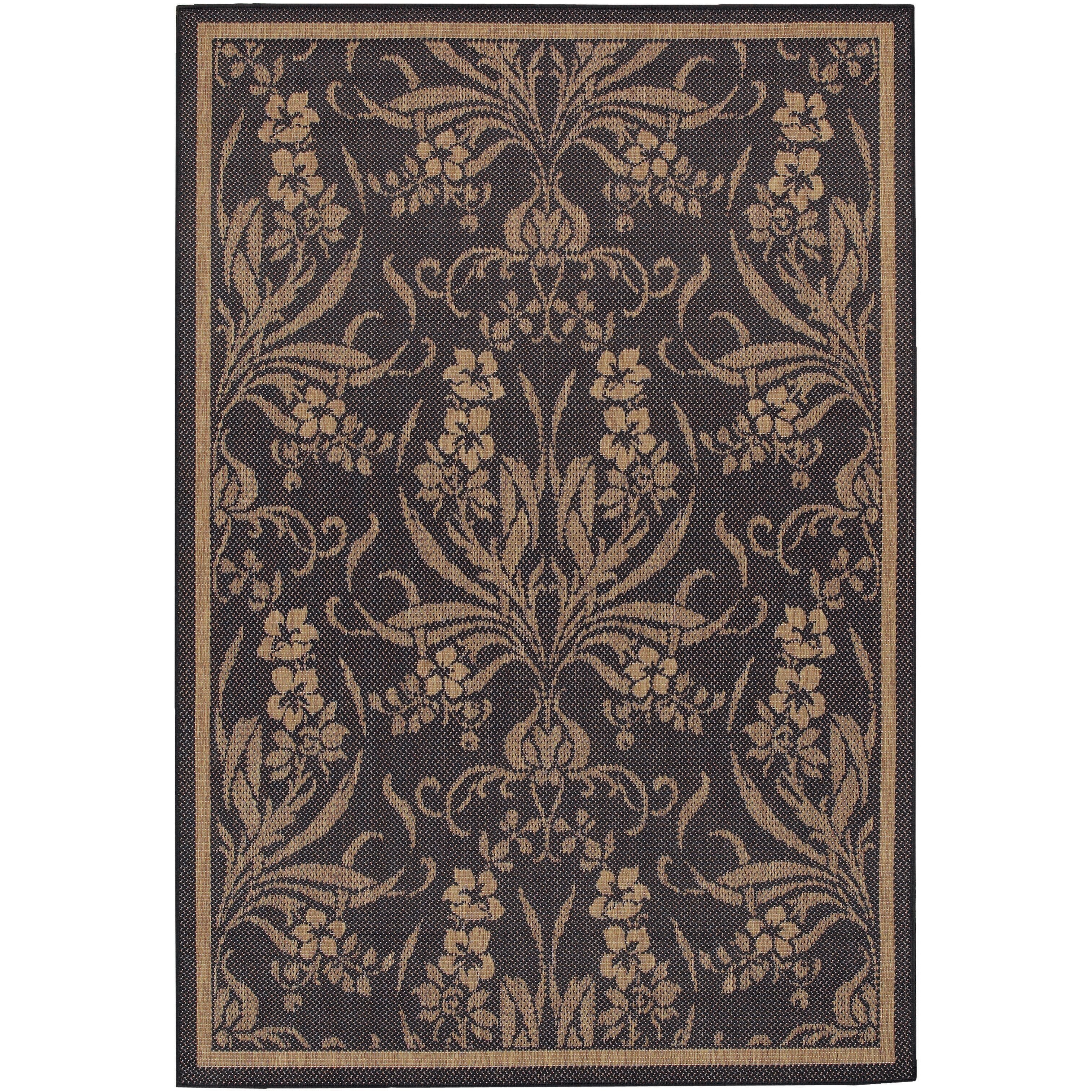 Couristan Recife Black/Yellow Area Rug & Reviews | Wayfair