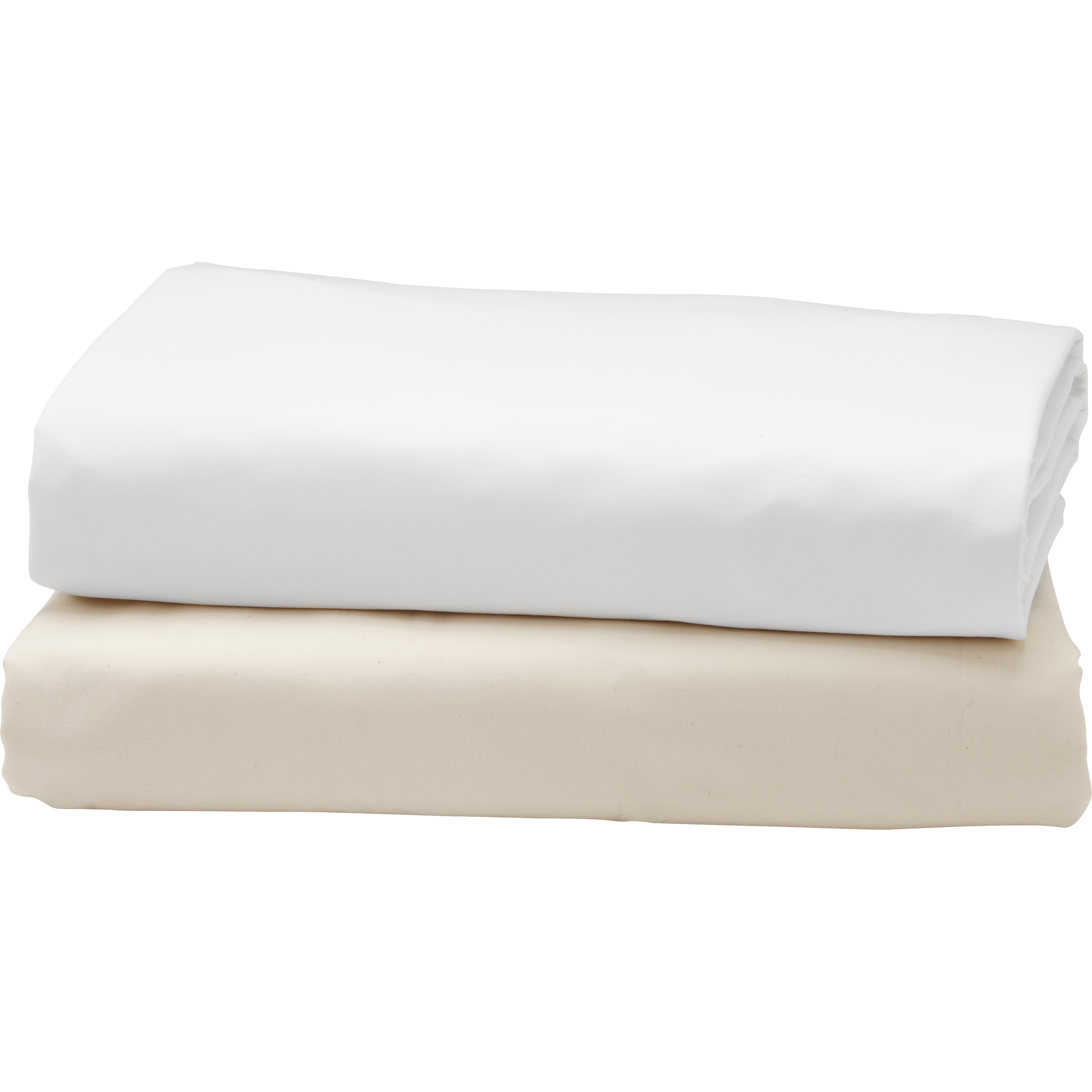 Coyuchi Percale 220 Thread Count Cotton Fitted Sheet | Wayfair