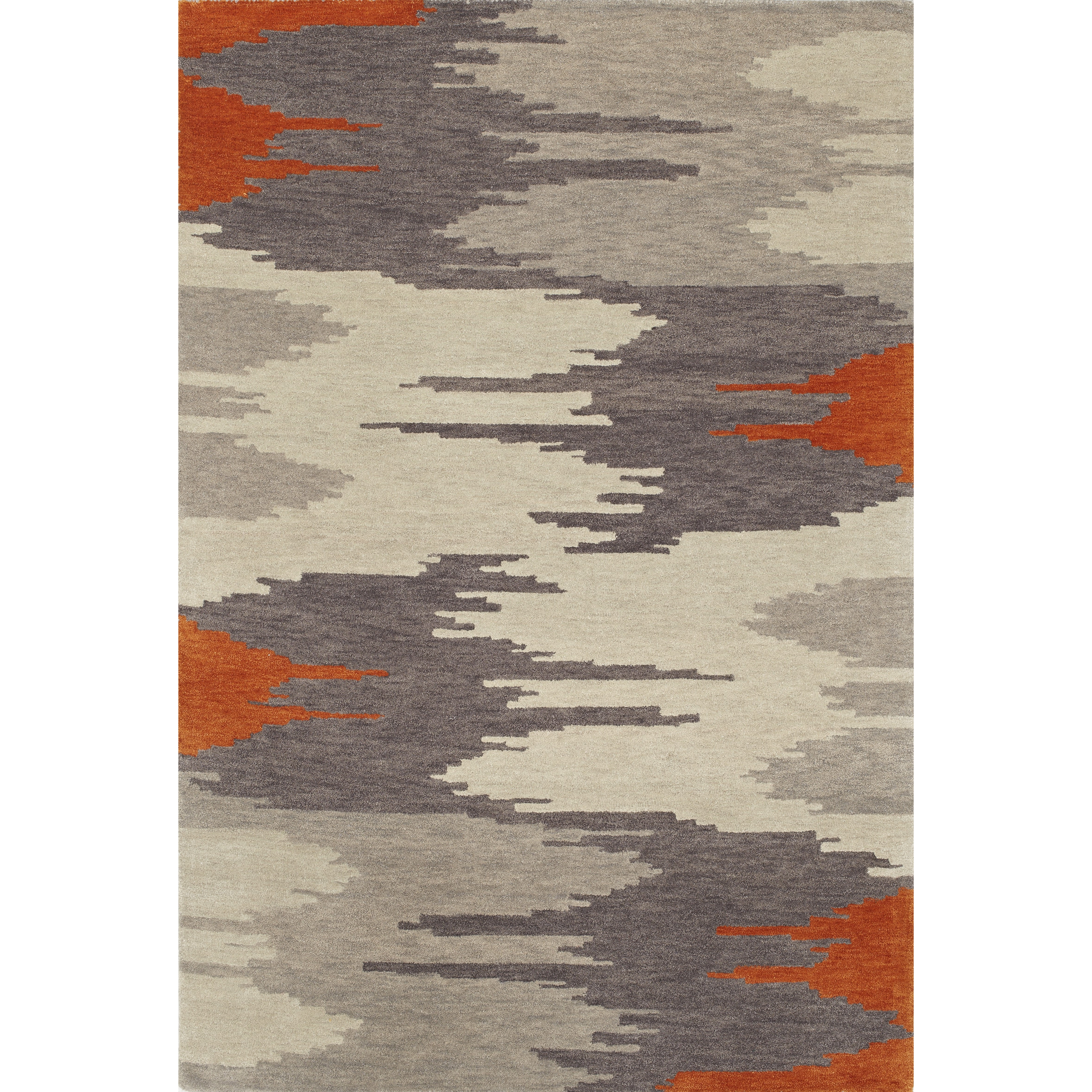 Dalyn Rug Co. Impulse Orange/Gray Area Rug & Reviews Wayfair