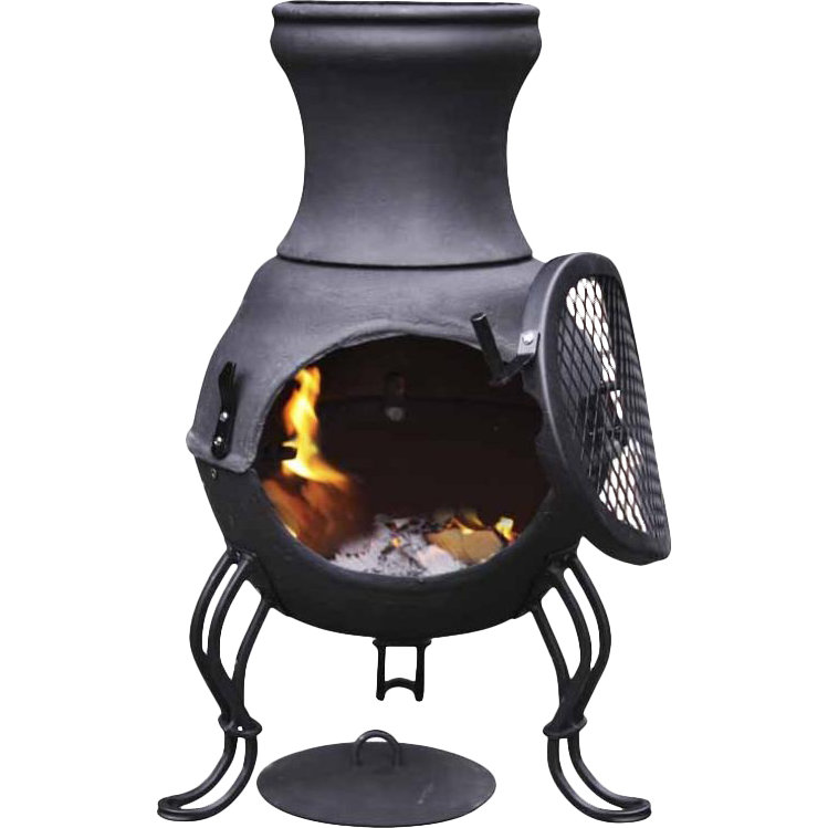 Gardeco Billie Cast Iron Chiminea & Reviews Wayfair UK