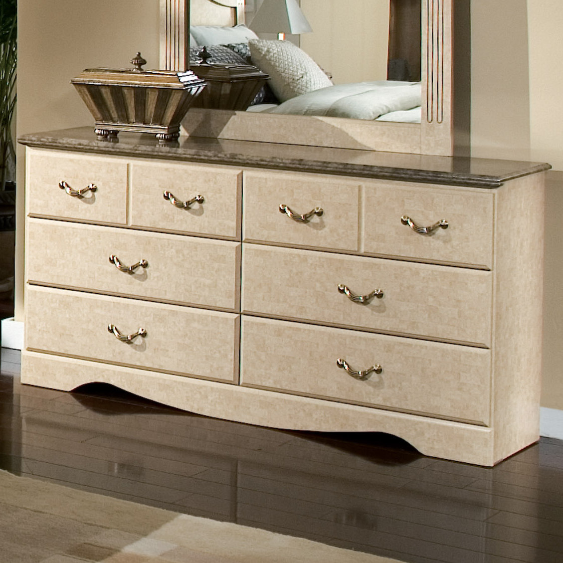 Standard Furniture Florence 6 Drawer Dresser with Mirror & Reviews
