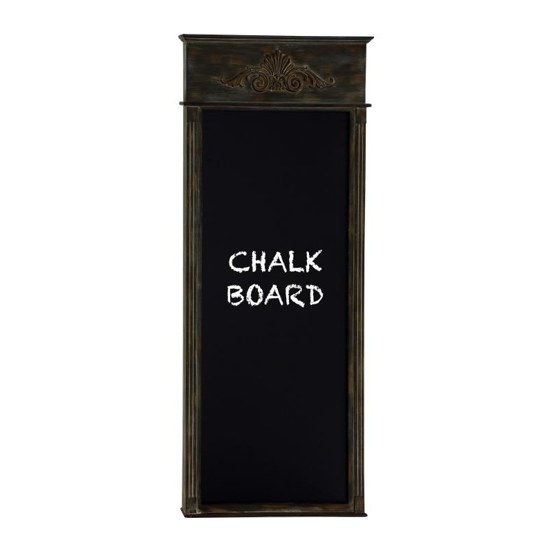 Cole & Grey Walnut Chalkboard & Reviews Wayfair