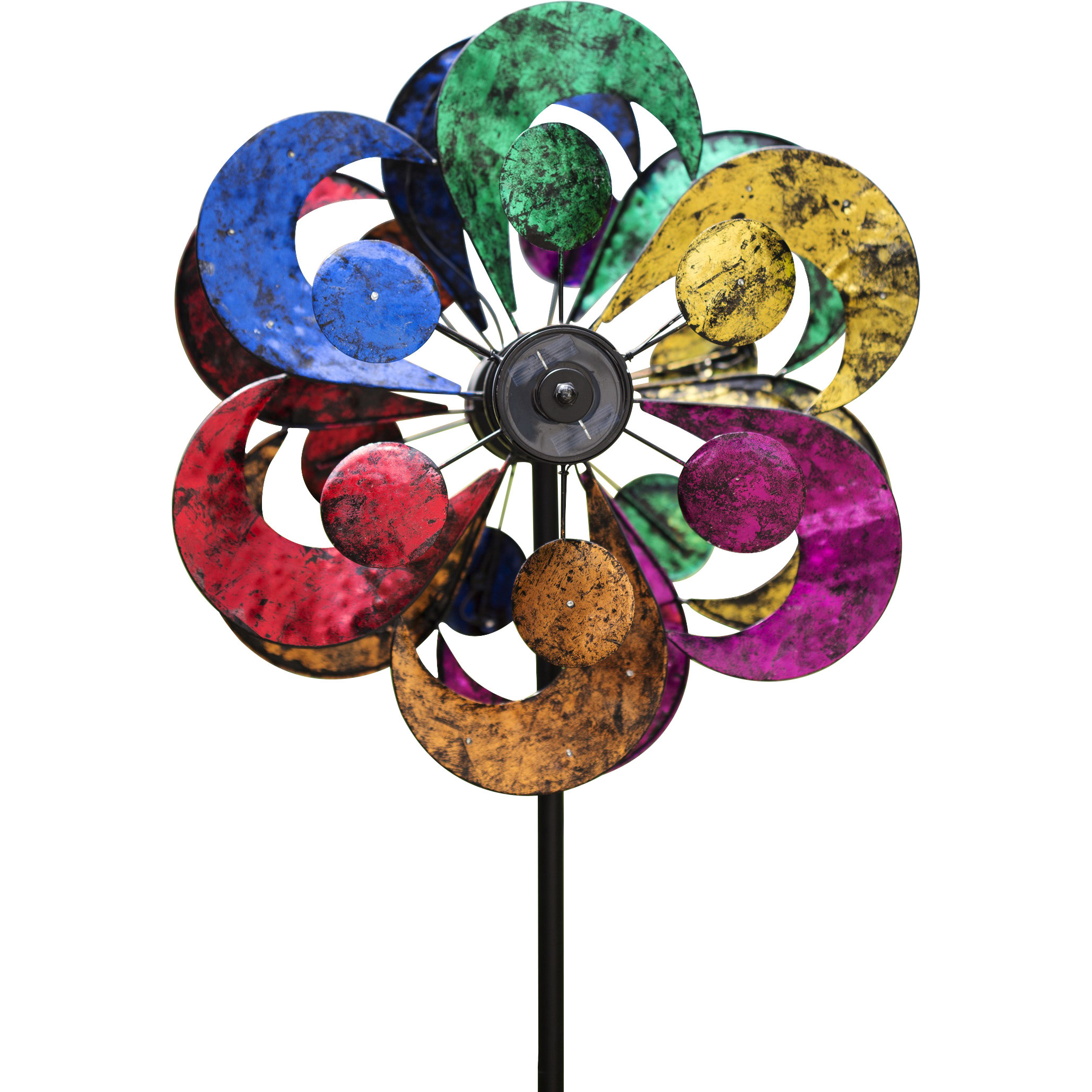 Plow & Hearth Gala Solar Wind Spinner & Reviews Wayfair