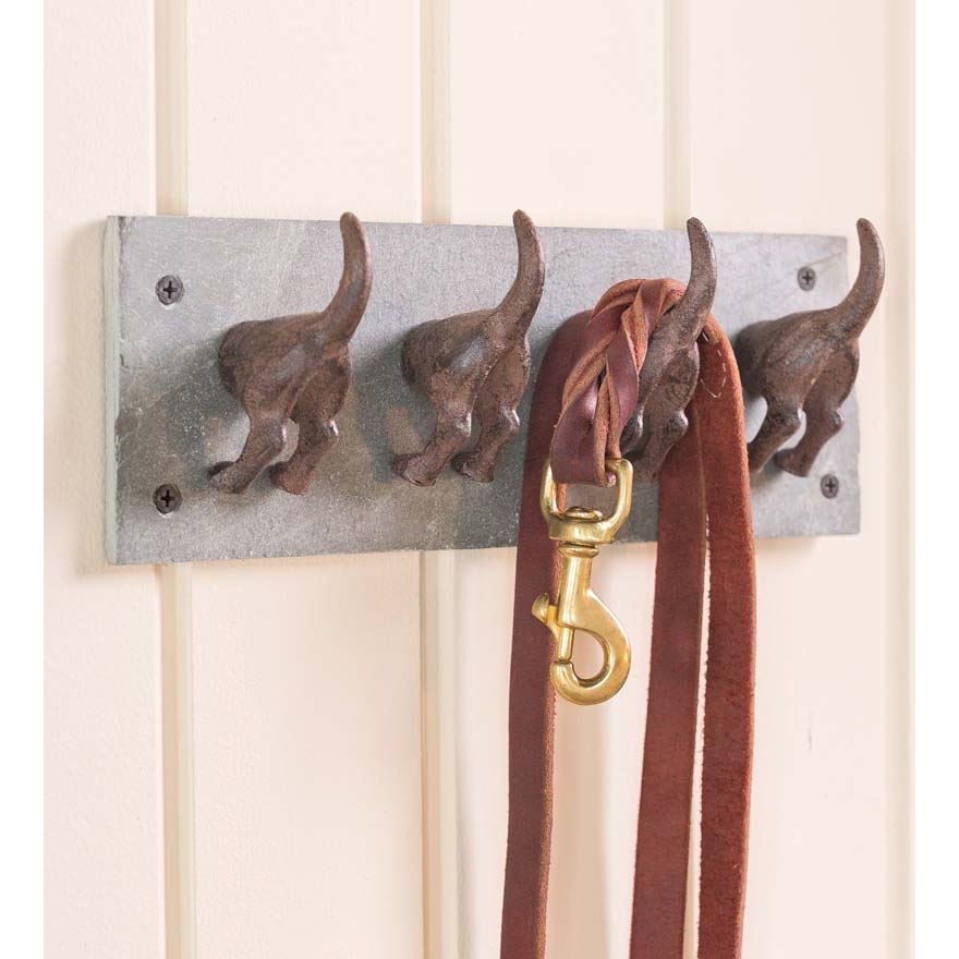 Plow & Hearth Slate and Cast Iron Dog Tail Leash Holder & Reviews Wayfair