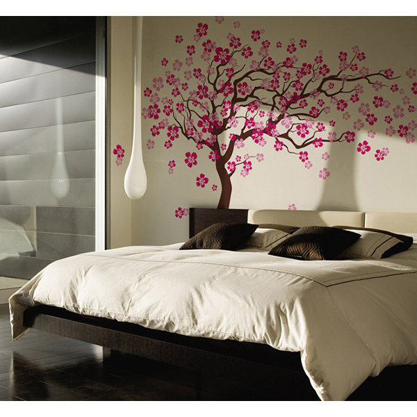 Pop Decors Cherry Blossom Tree Wall Decal & Reviews Wayfair