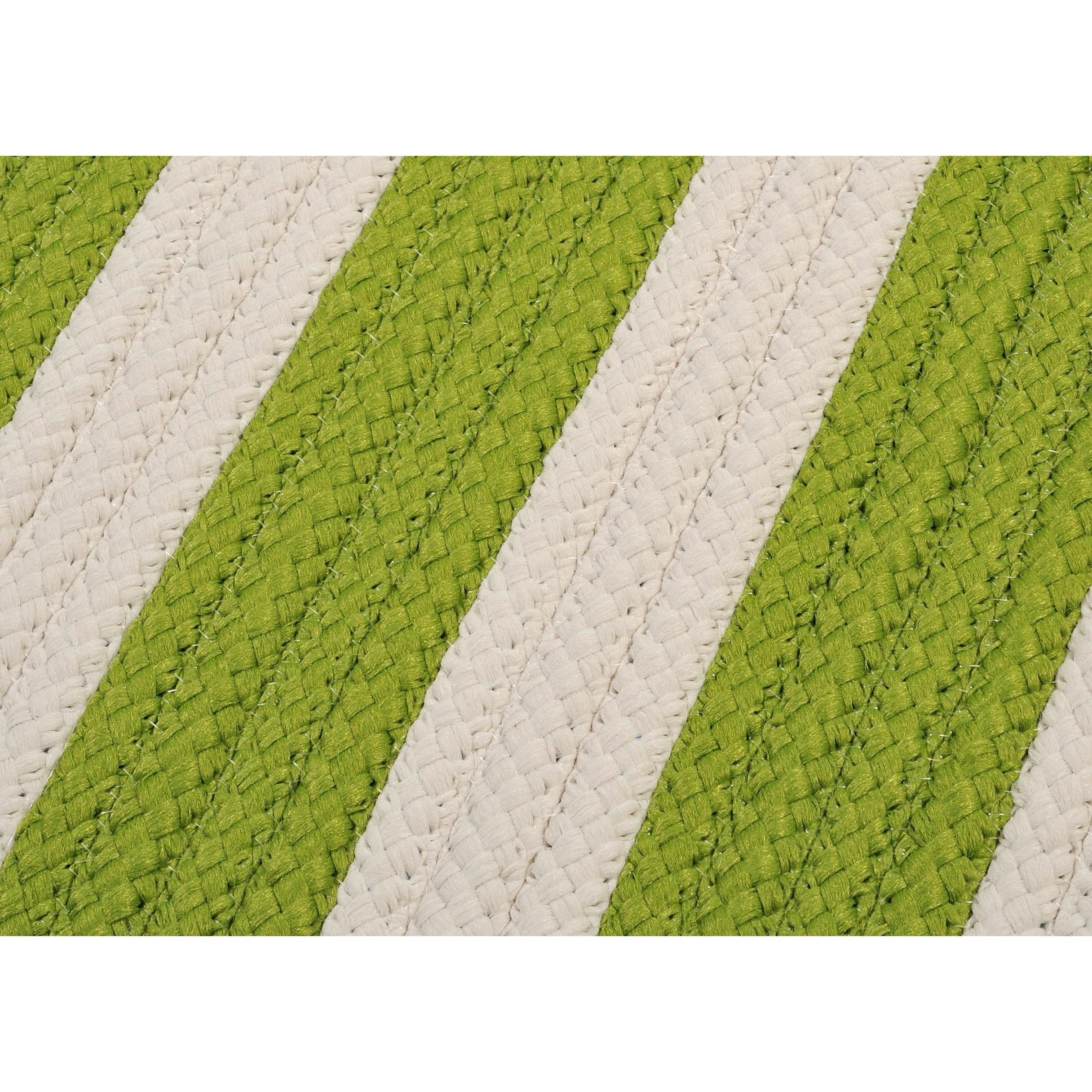 Colonial Mills Stripe It Bright Lime Indoor/Outdoor Area Rug & Reviews