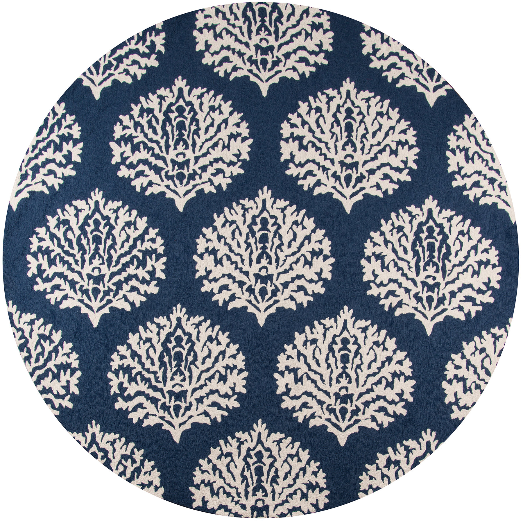 Momeni Veranda HandHooked Navy Indoor/Outdoor Area Rug & Reviews Wayfair