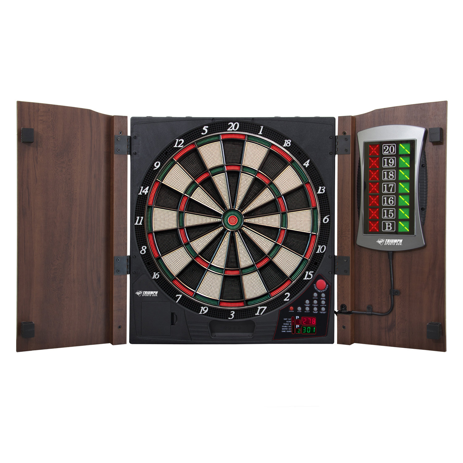 Triumph Sports USA Meridian 3.0 Electronic Dartboard with XL Cricket