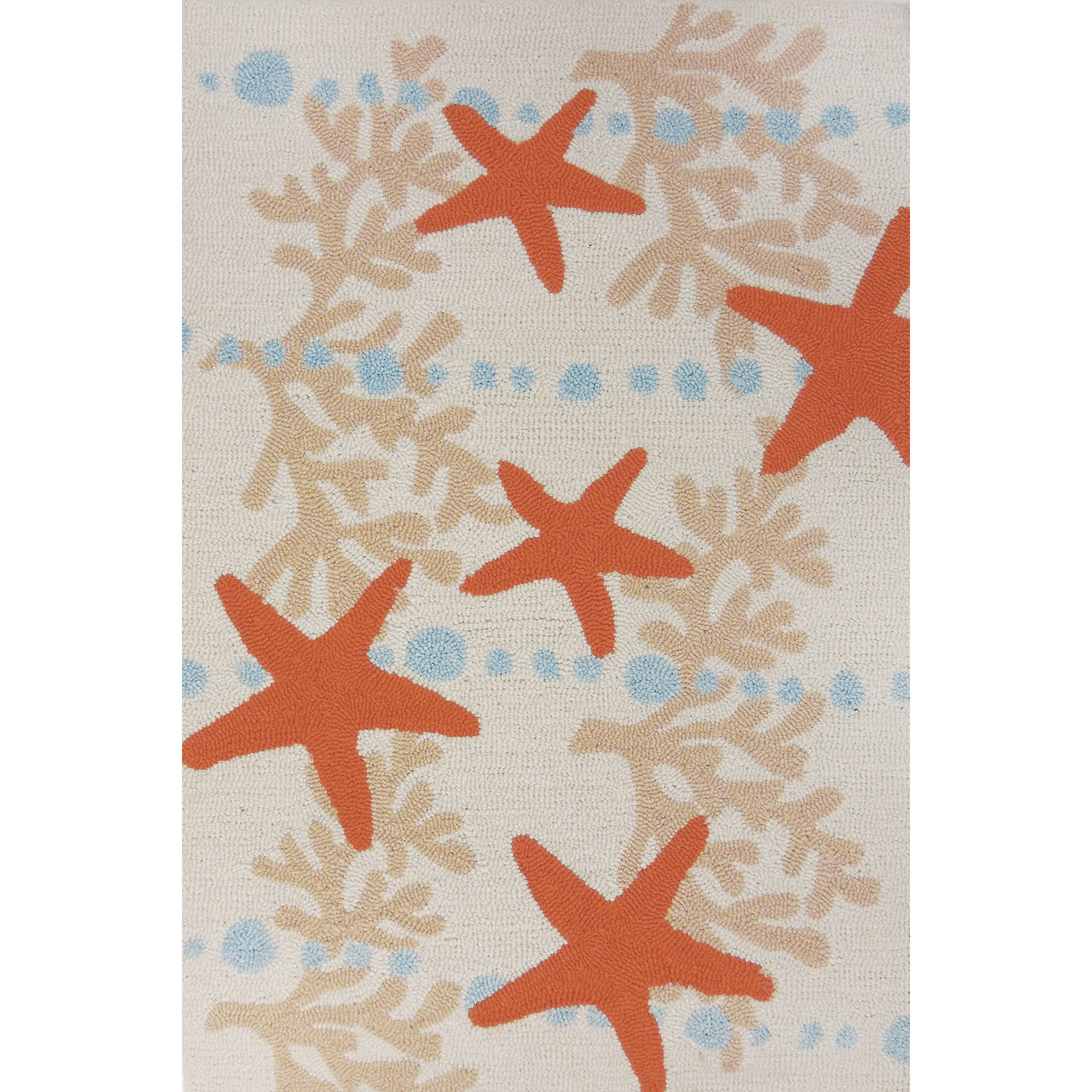 Homefires Starfish and Ocean Coral Area Rug & Reviews Wayfair