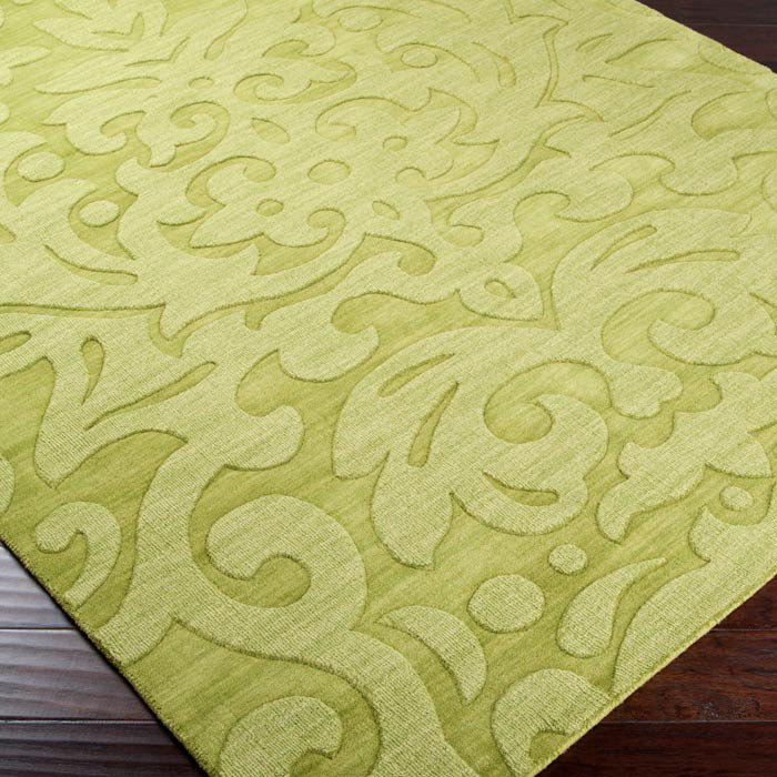 Surya Mystique Lime Green Floral Area Rug & Reviews Wayfair