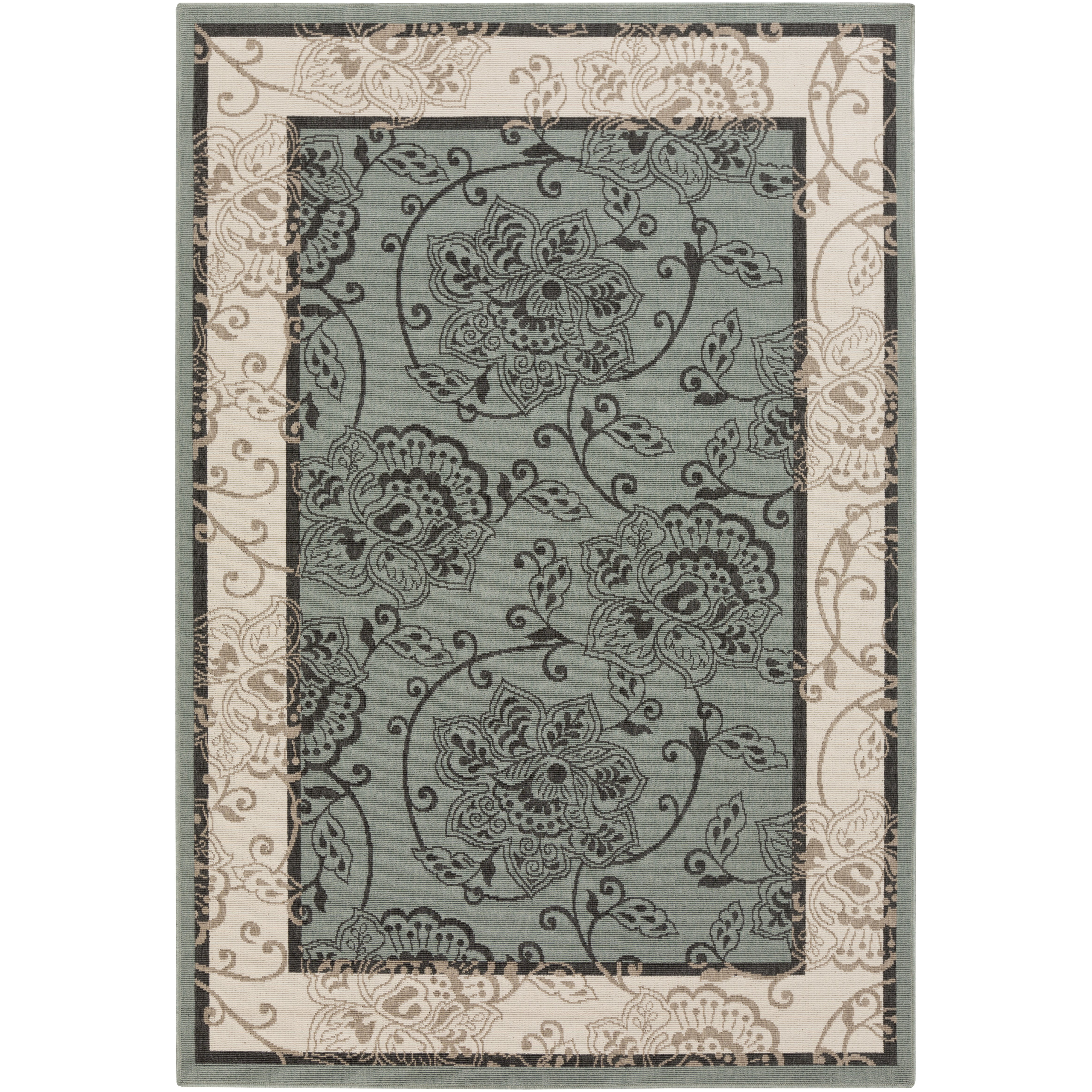 Moss Rug For Bathroom Surya Alfresco Moss Ivory Area Rug Alf9594 Ya39738 For Bathroom Rugs