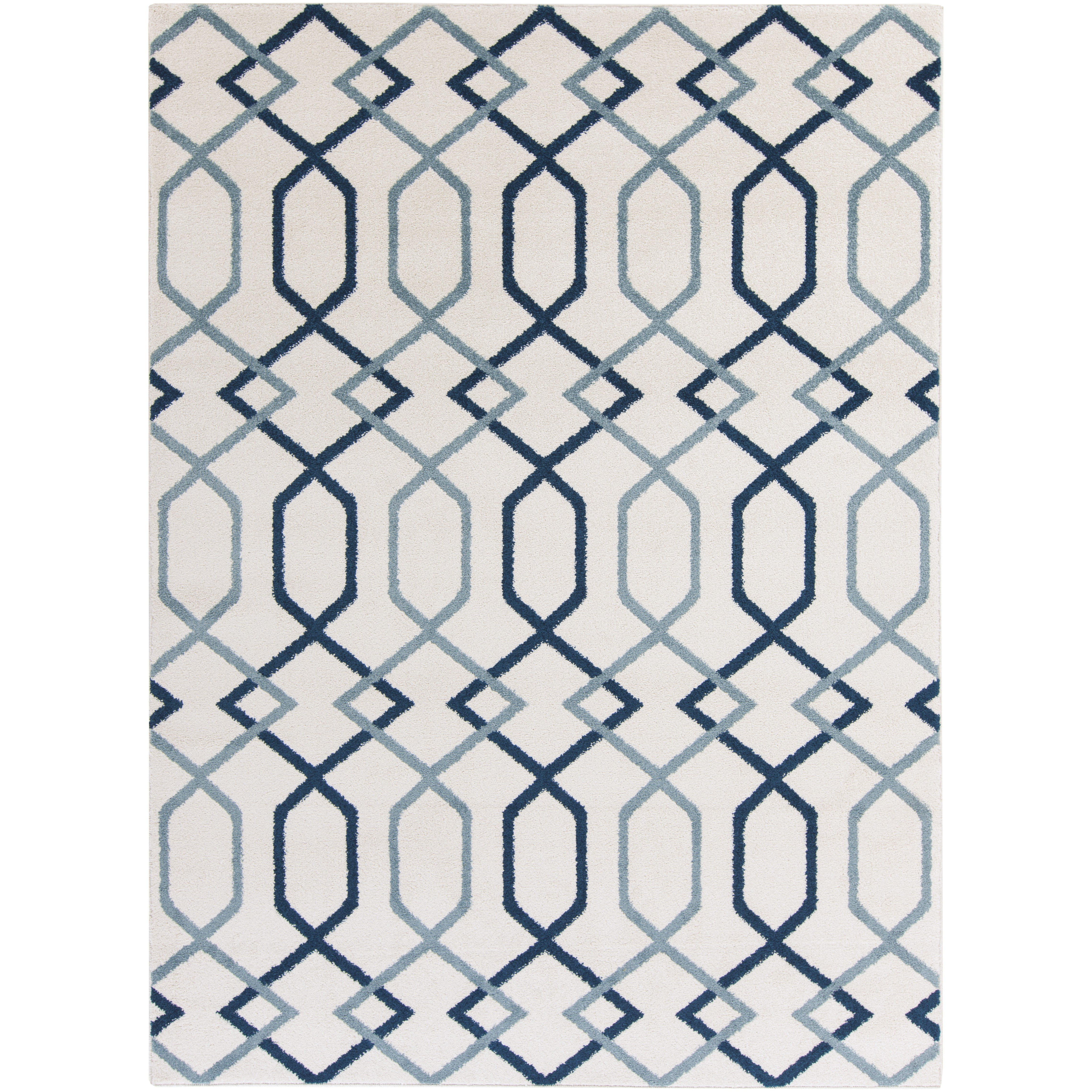 Surya Horizon Blue Geometric Area Rug & Reviews Wayfair