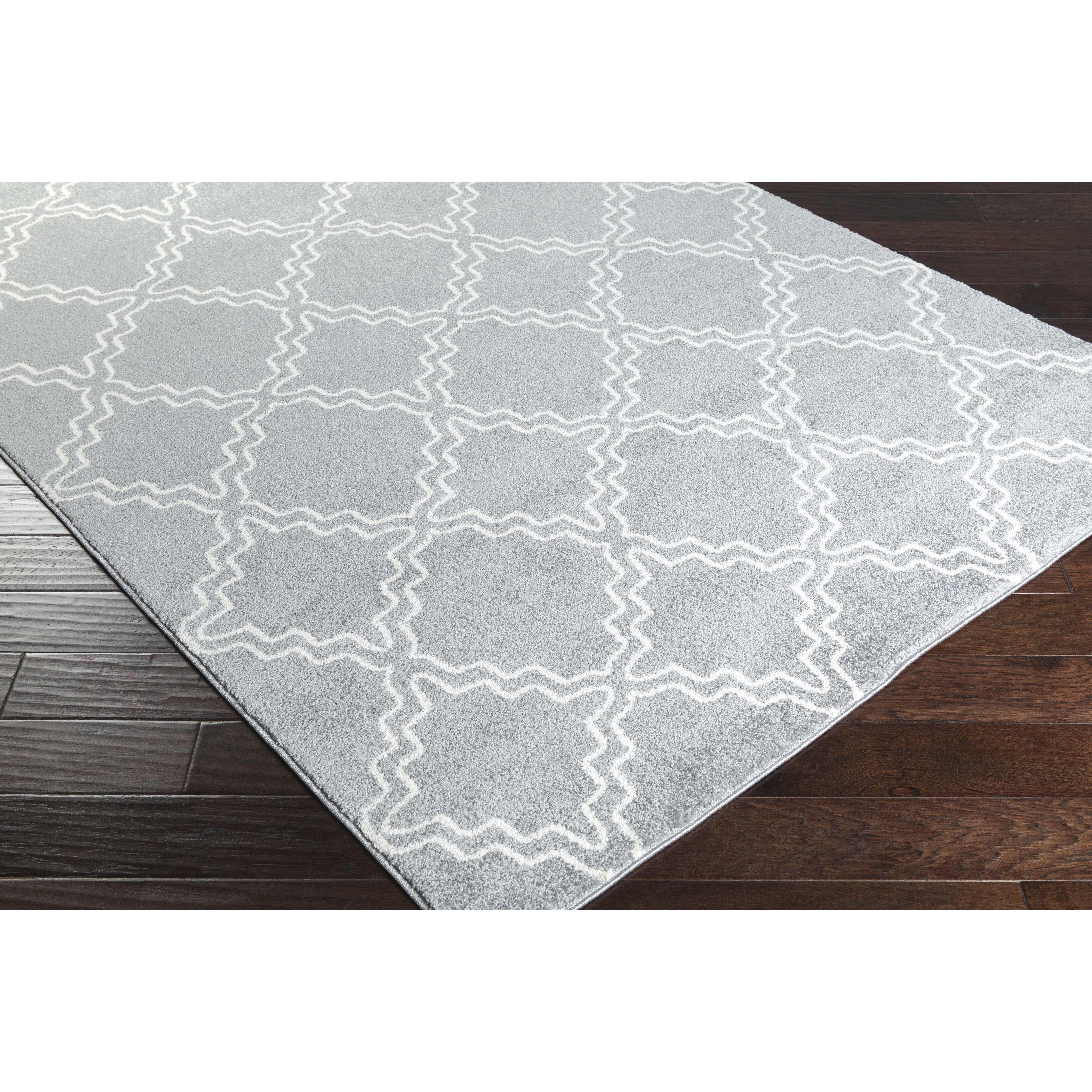 Surya Horizon Gray Geometric Area Rug & Reviews | Wayfair