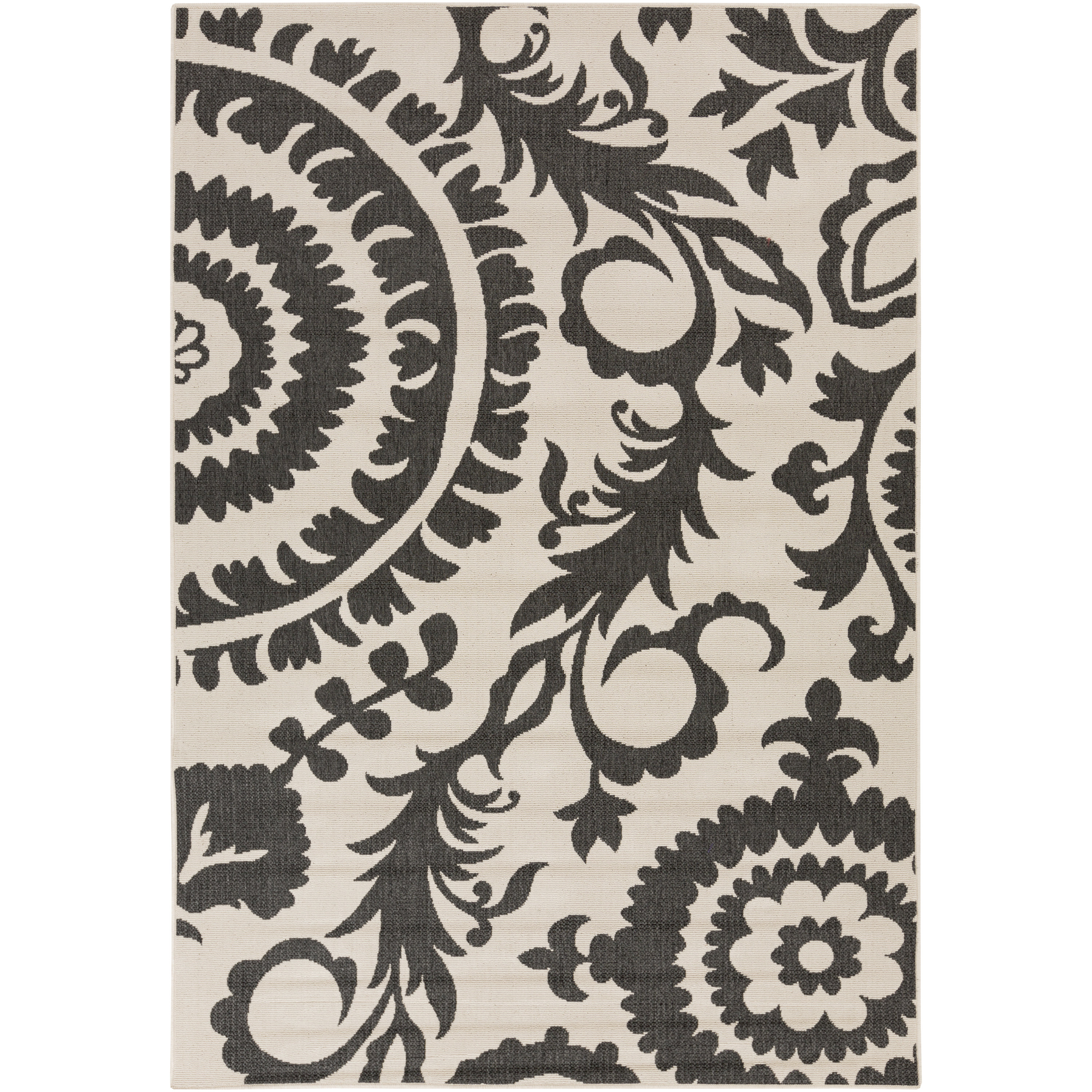 Surya Alfresco Black/Khaki Indoor/Outdoor Area Rug & Reviews Wayfair
