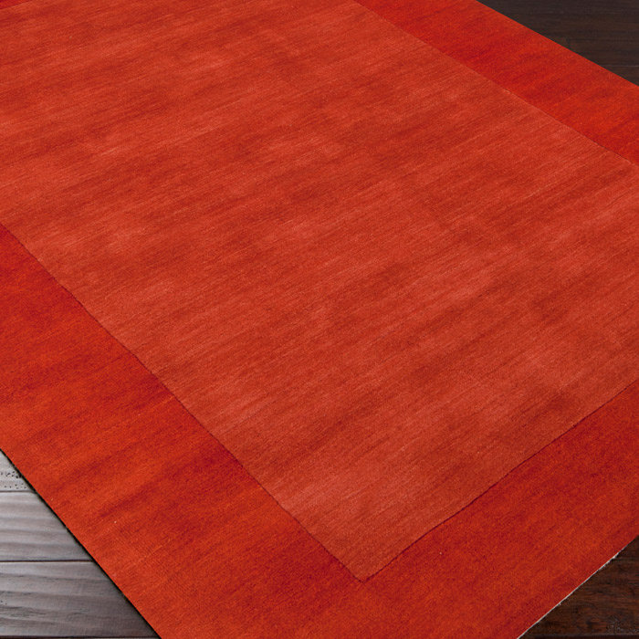 Surya Mystique Red Orange Area Rug & Reviews Wayfair
