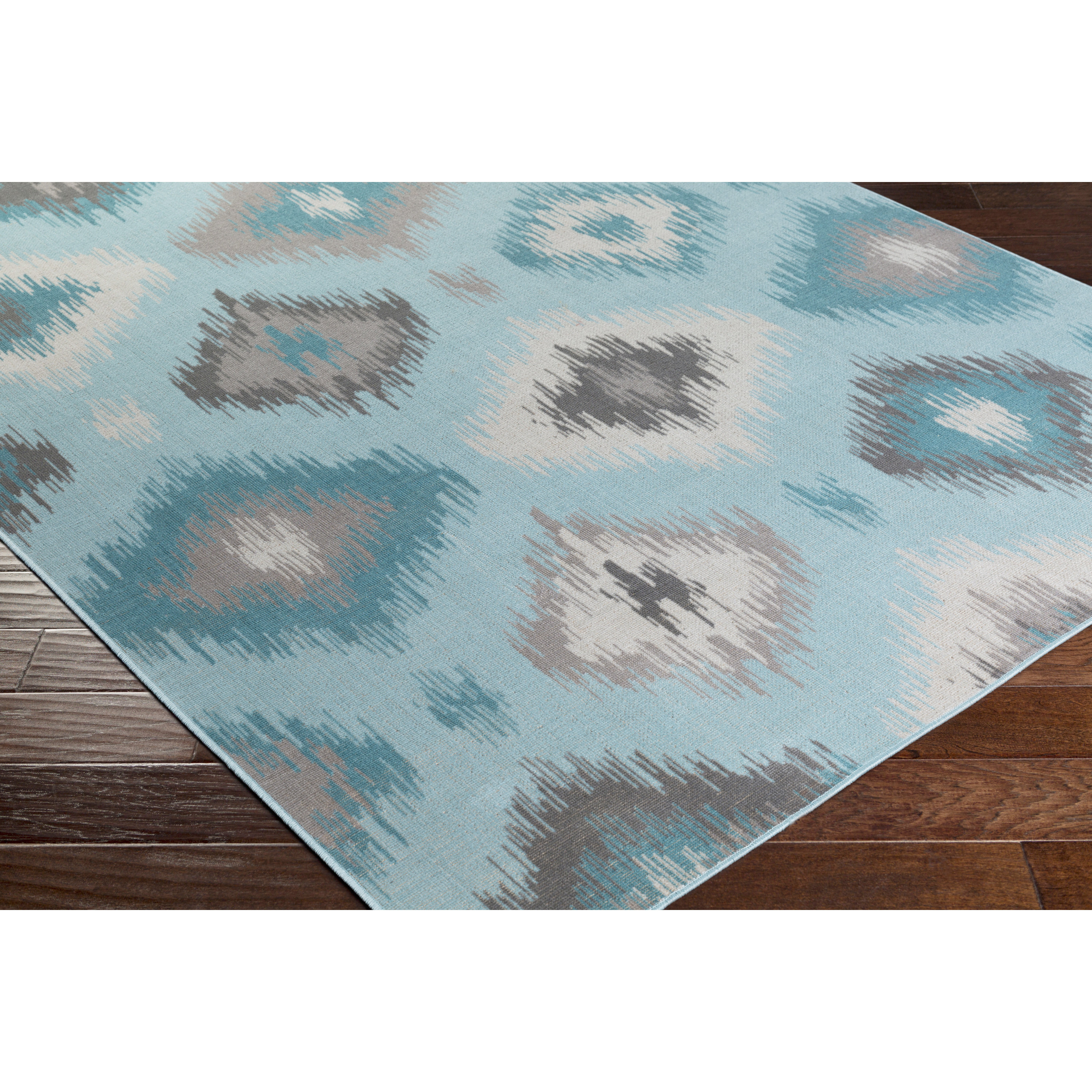 Bungalow Rose Septfontaines Teal/Beige Area Rug & Reviews Wayfair
