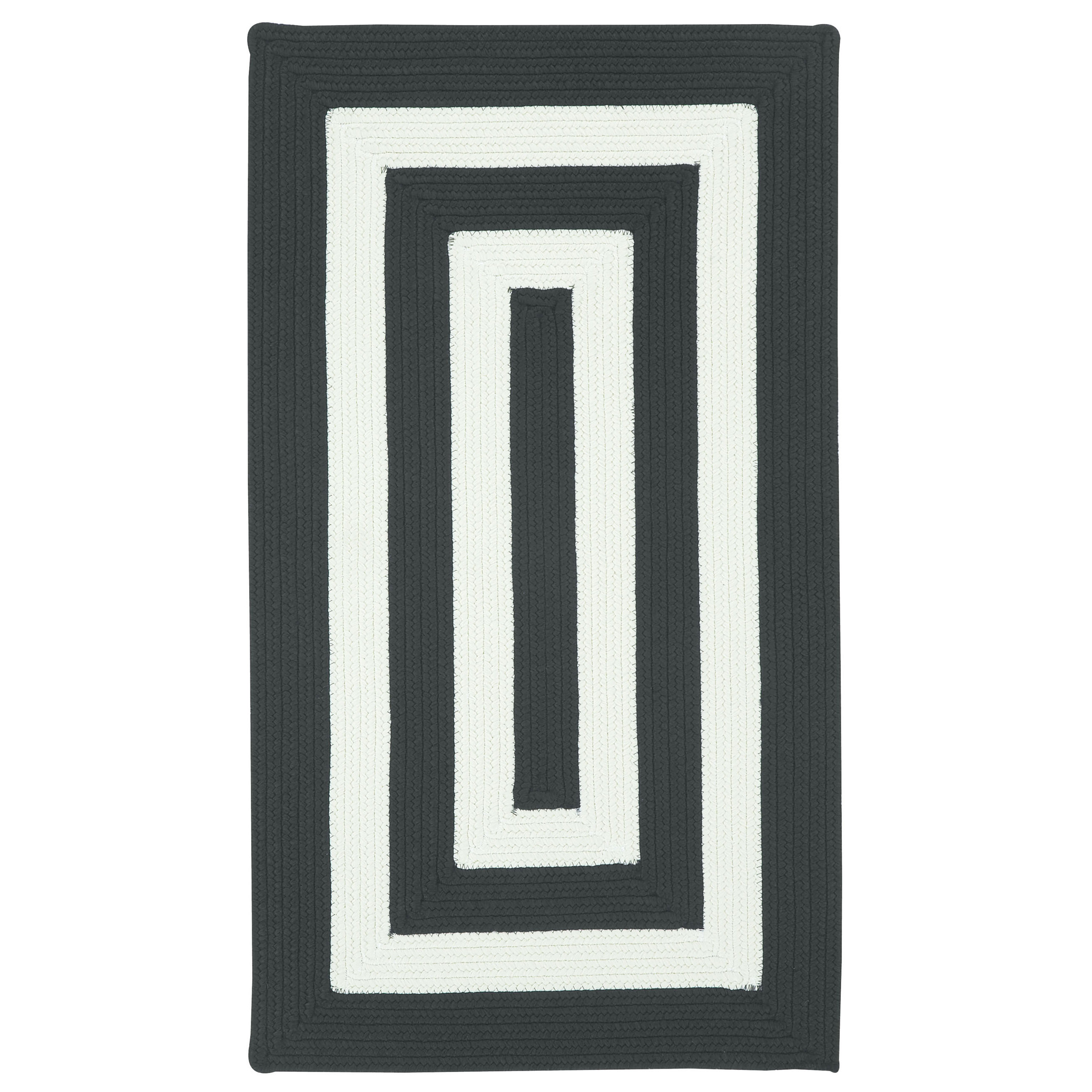 Capel Willoughby Black/White Striped Outdoor Area Rug & Reviews Wayfair