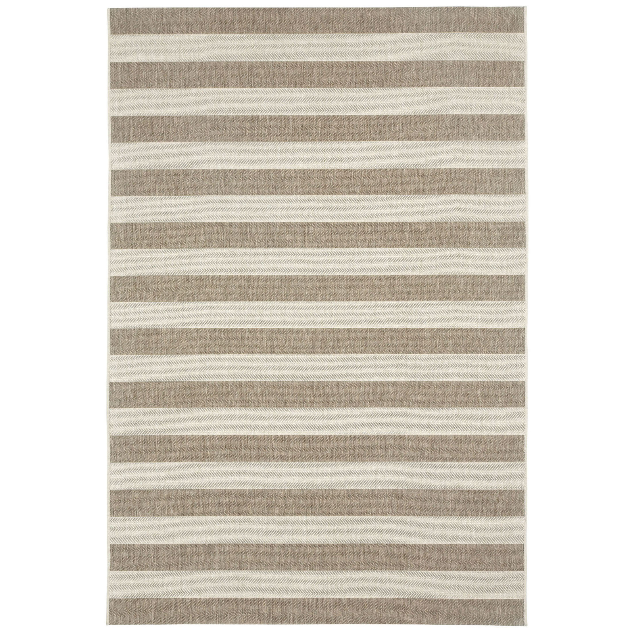 Capel Elsinore Wheat Beige Striped Outdoor Area Rug & Reviews | Wayfair