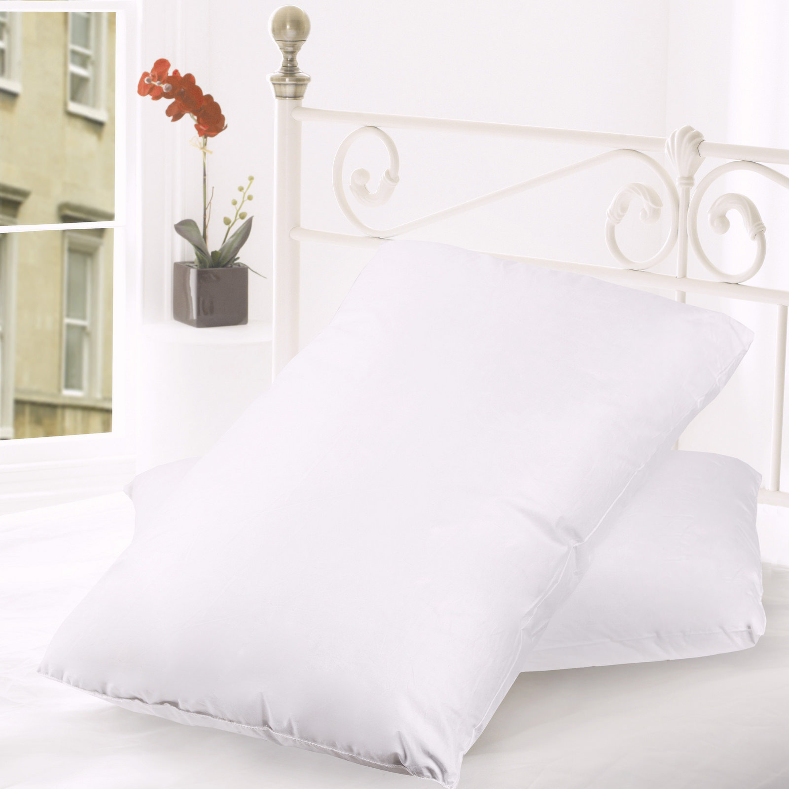 Sweet Home Collection Premium Goose Down and Feather Bed Pillow