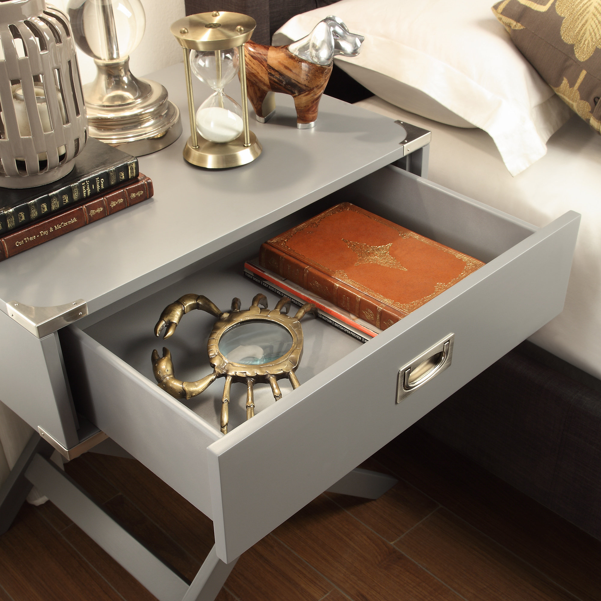 Mercury Row Neptune 1 Drawer End Table & Reviews Wayfair