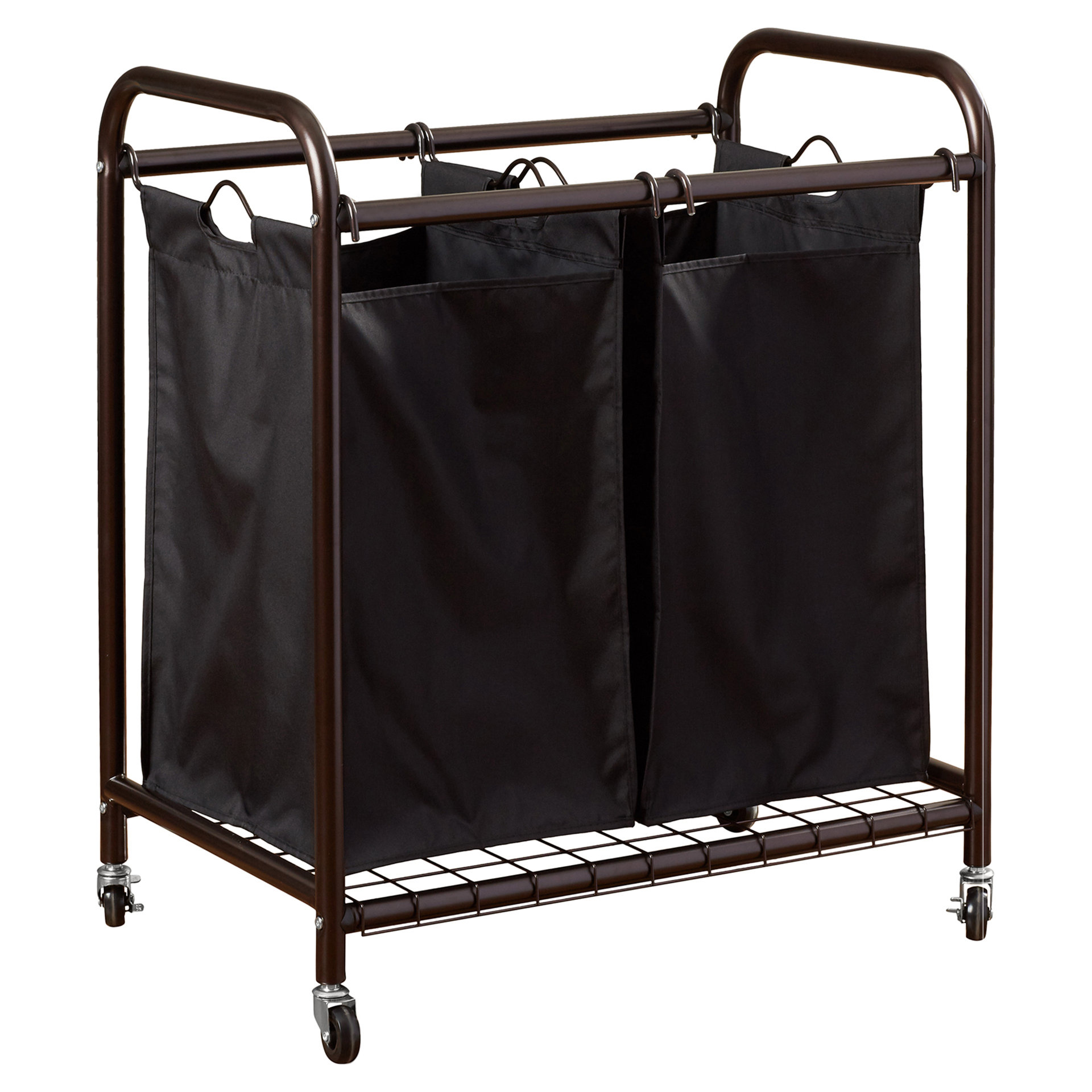 Mercury Row 2 Bag Rolling Laundry Sorter & Reviews Wayfair