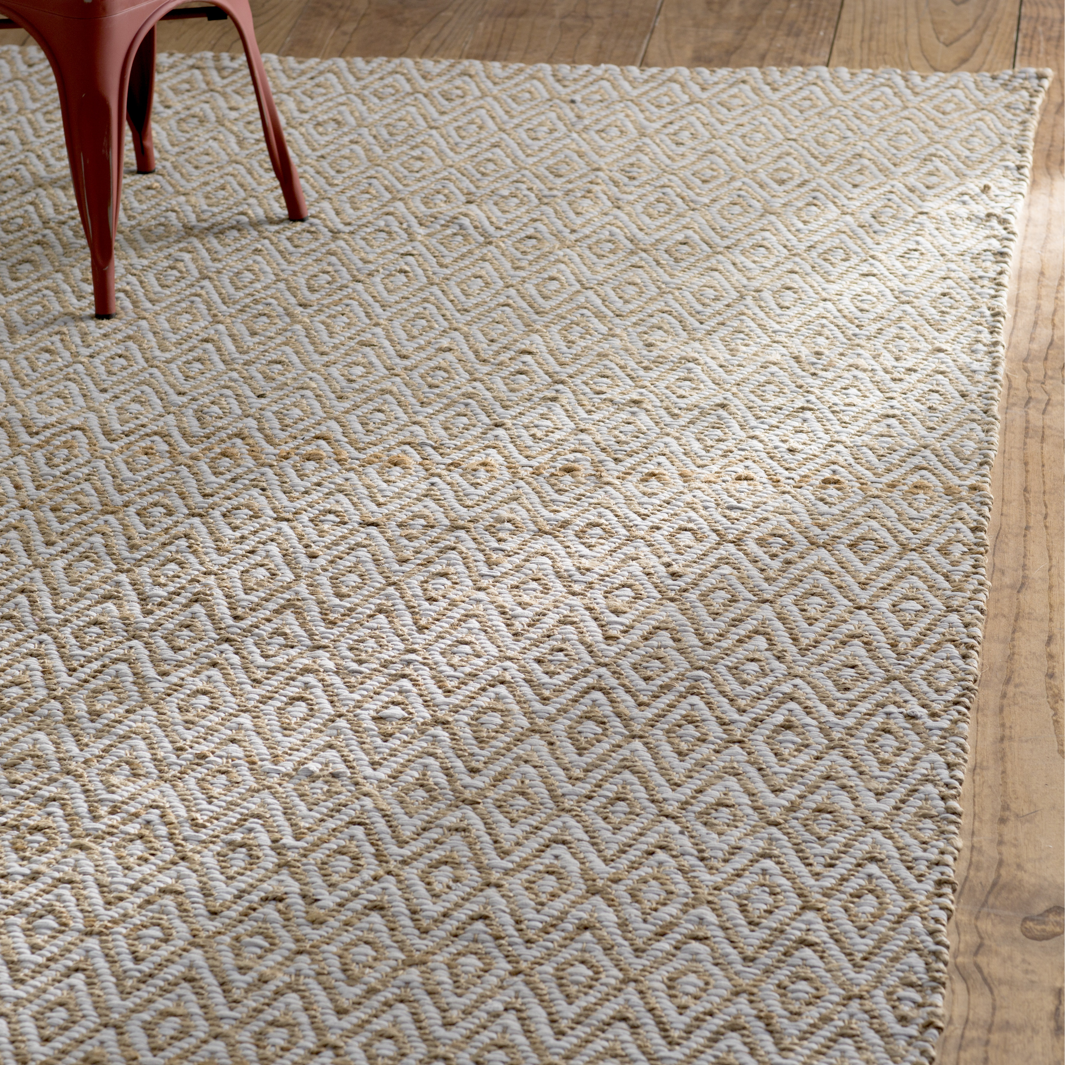 Mercury Row Pyrrhos Diamond HandWoven Area Rug & Reviews Wayfair