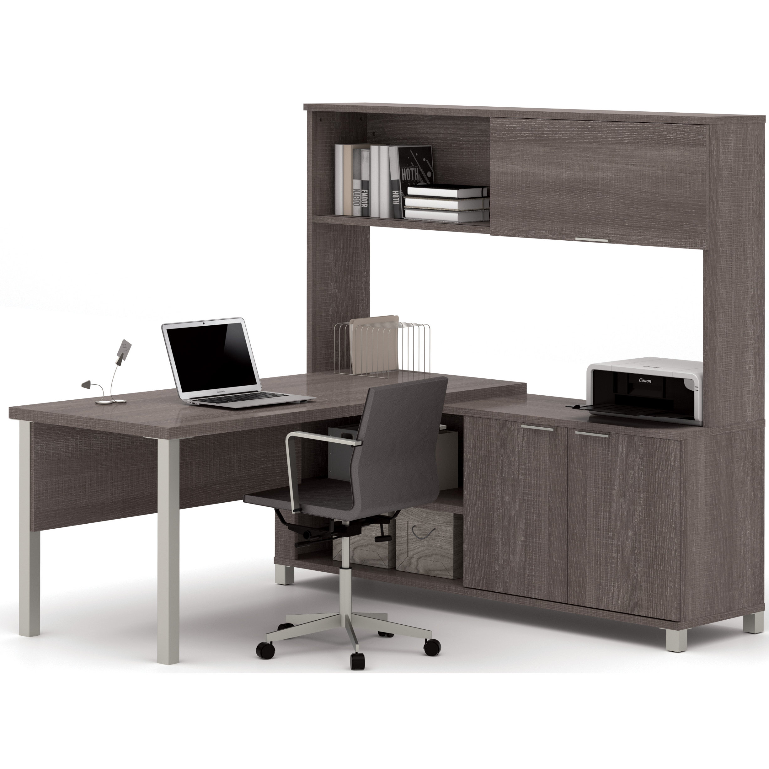 Mercury Row Ariana 3Piece LShape Desk Office Suite & Reviews Wayfair.ca