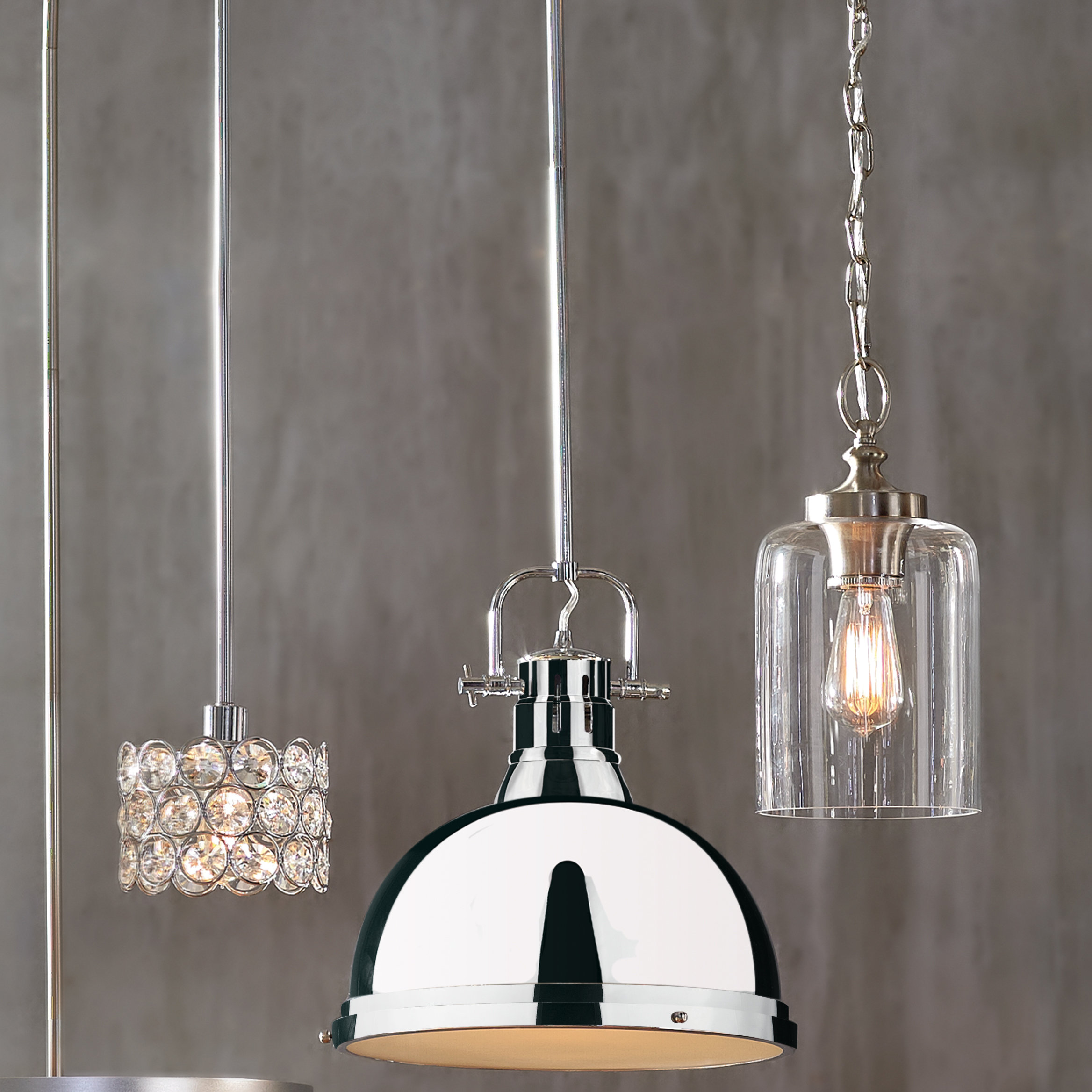 Mercury Row Scythia 1 Light Foyer Pendant & Reviews Wayfair