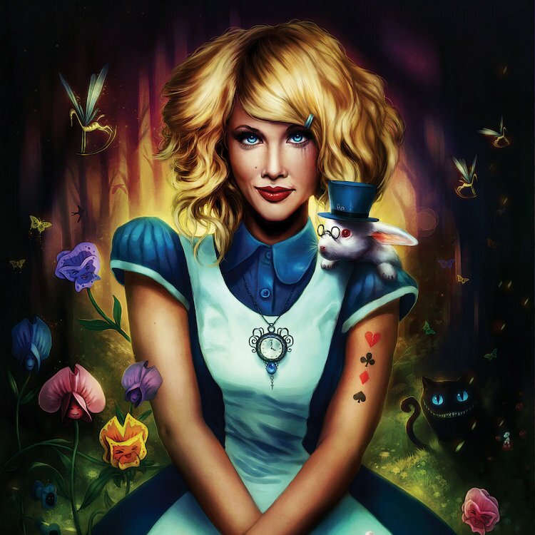 Mercury Row Alice in Wonderland Art Graphic Art on Wrapped Canvas ...