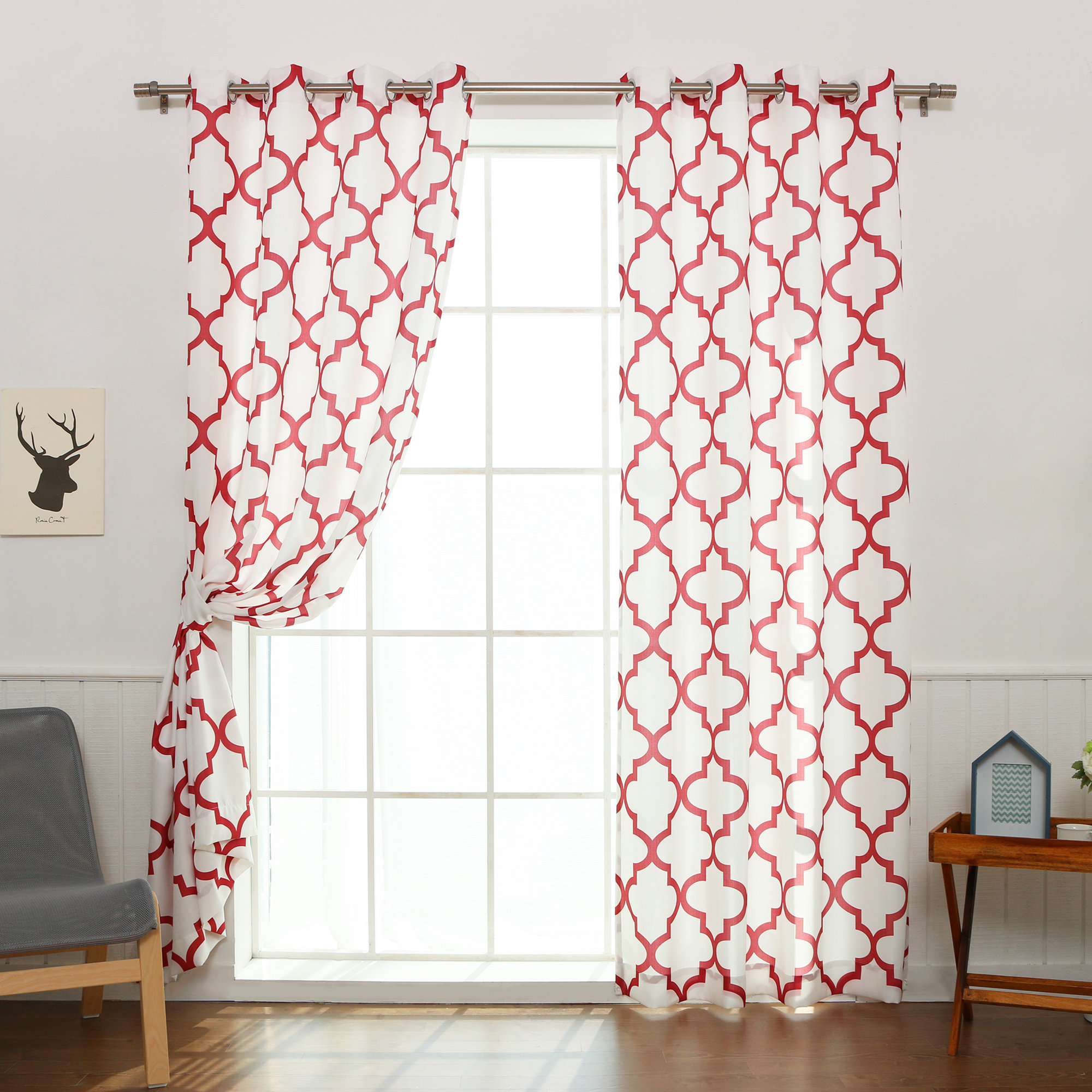 Best Home Fashion, Inc. Oxford Basketweave Curtain Panels & Reviews