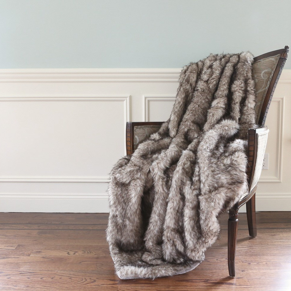 Wild Mannered Faux Fur Lounge Throw Blanket & Reviews Wayfair