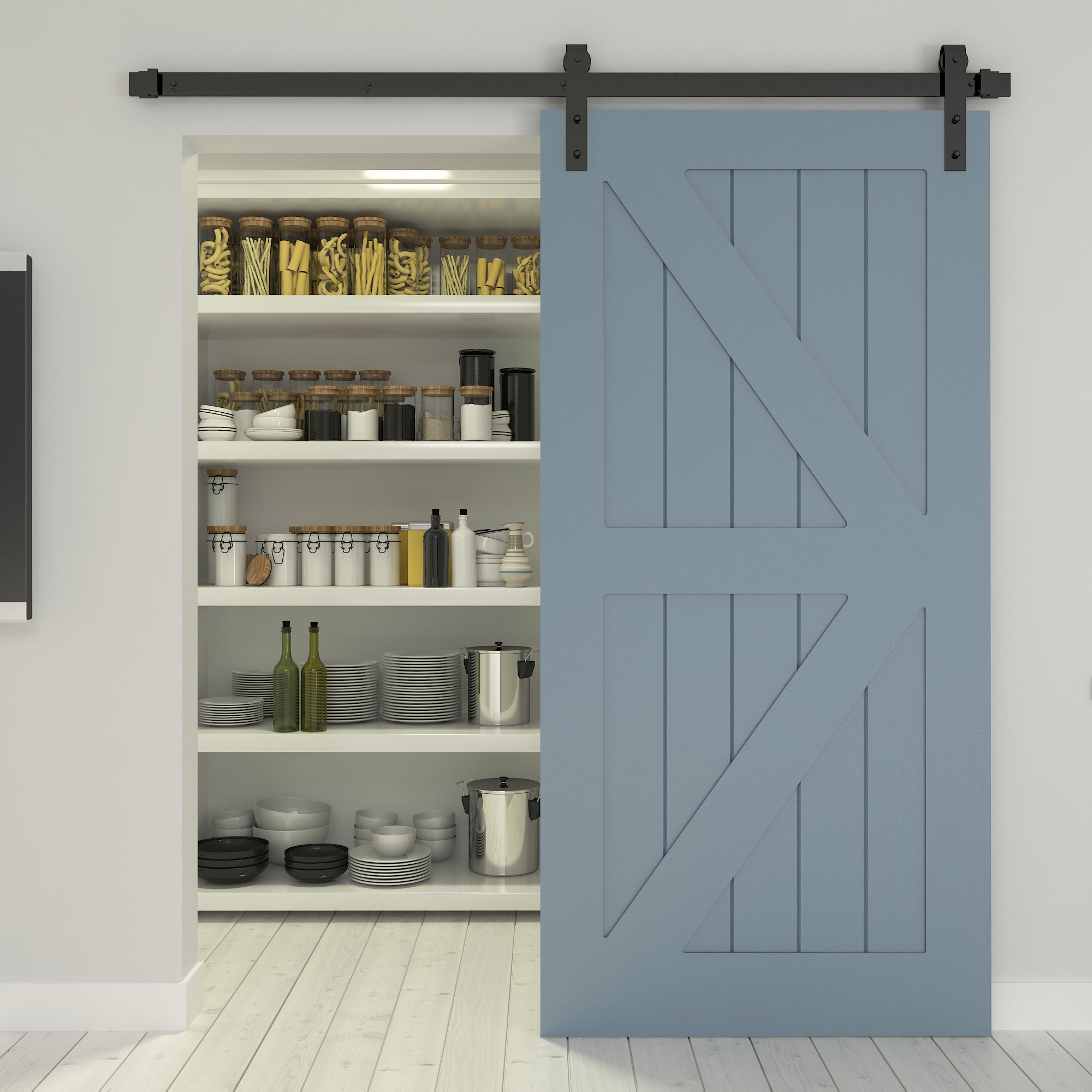 Urban Woodcraft MDF Powder Coated Interior Barn Door Wayfair.ca