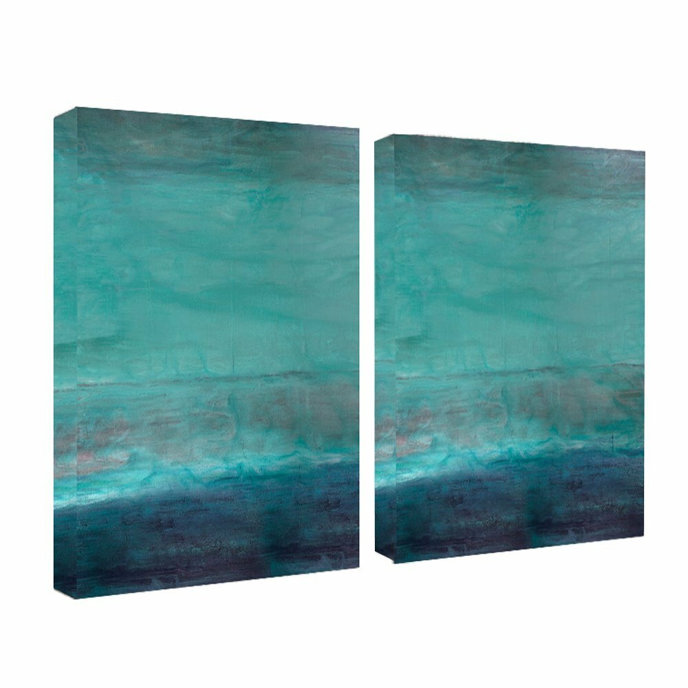 Ready2hangart Oversized Abstract 2 Piece Graphic Art on Canvas Set ...