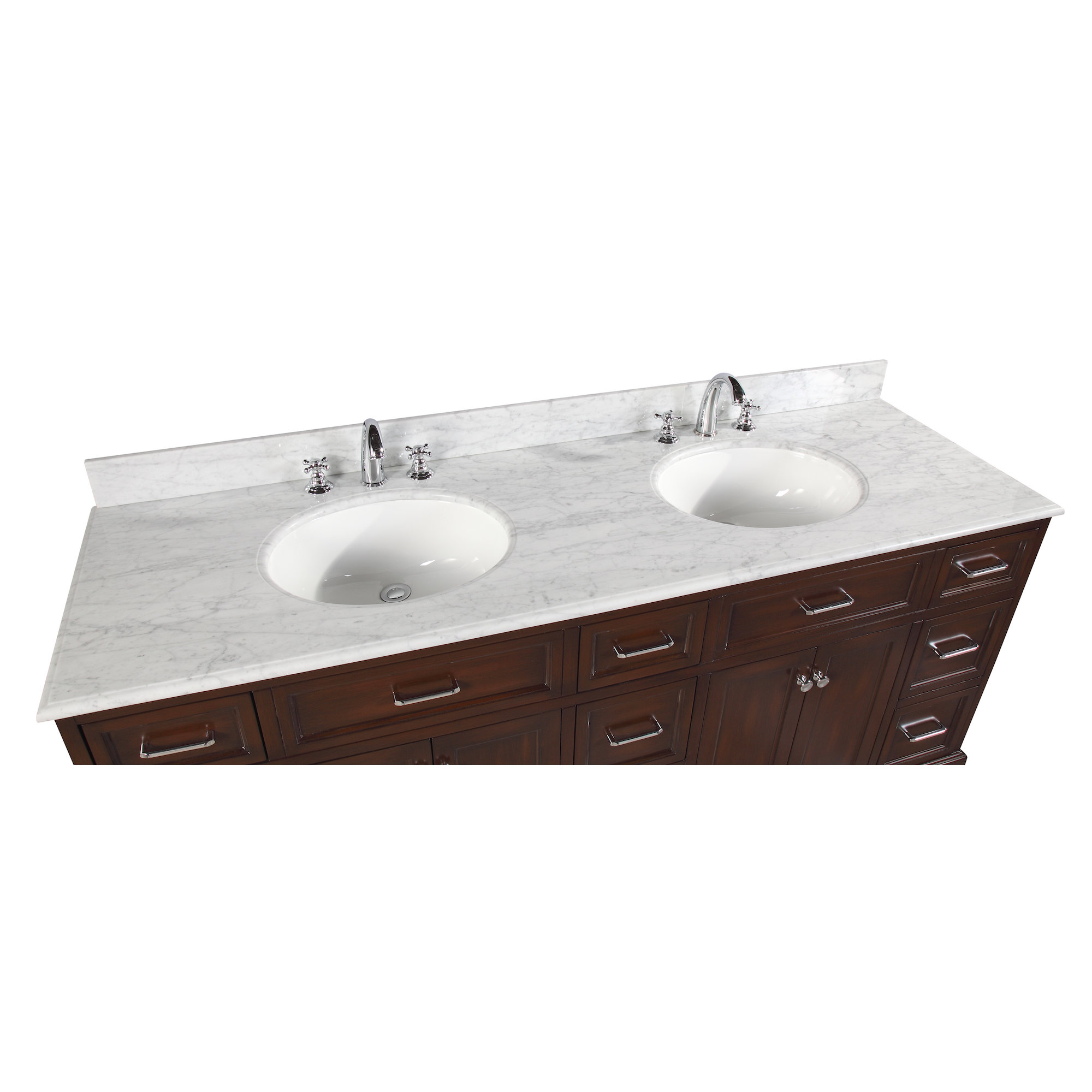 KBC Amelia 72" Double Bathroom Vanity Set & Reviews Wayfair