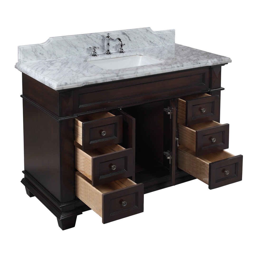 KBC Elizabeth 48" Single Bathroom Vanity Set & Reviews Wayfair