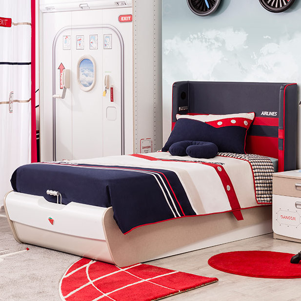 Cilek First Class Airplane Twin Panel Customizable Bedroom Set Wayfair