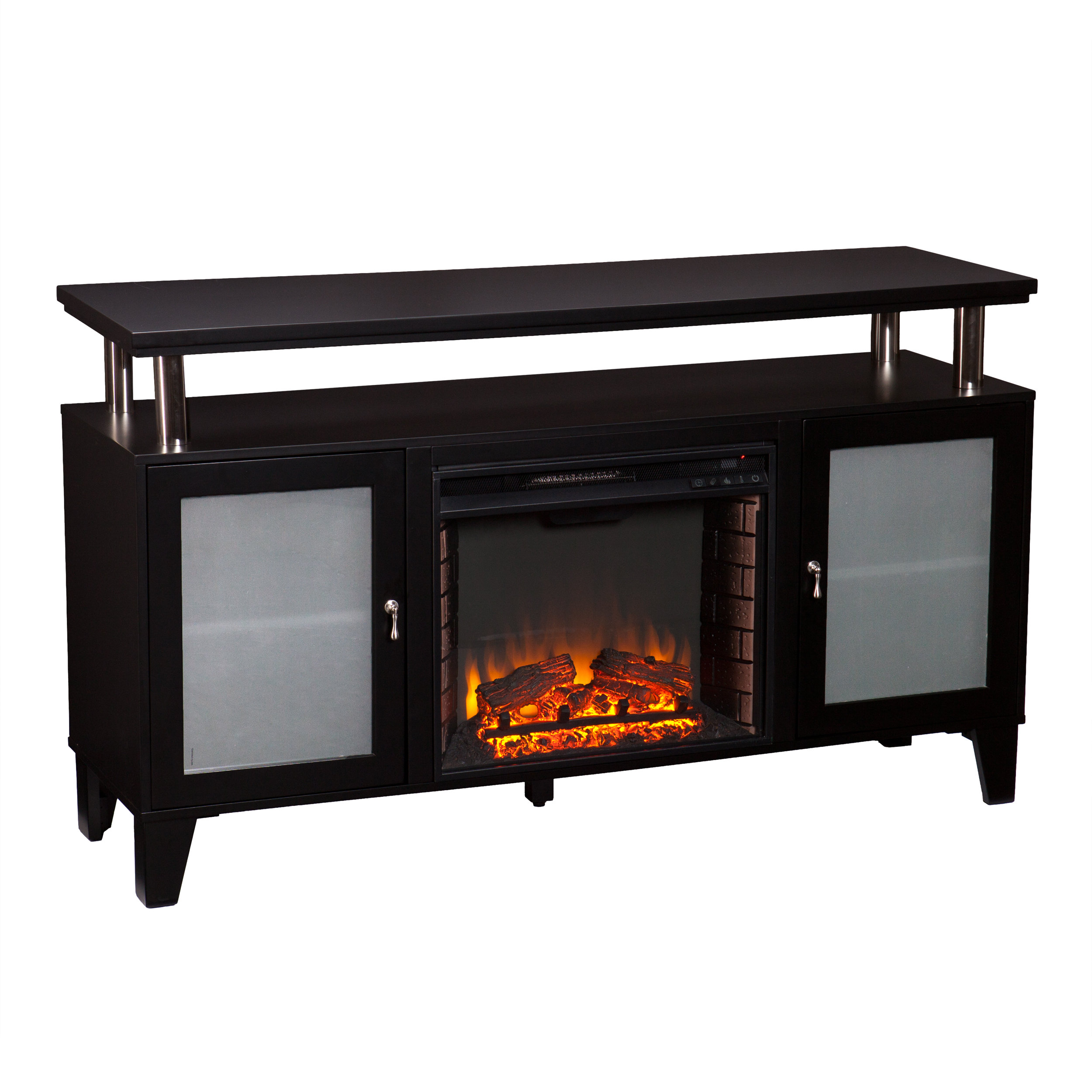 Red Barrel Studio Yalobusha TV Stand with Electric Fireplace & Reviews