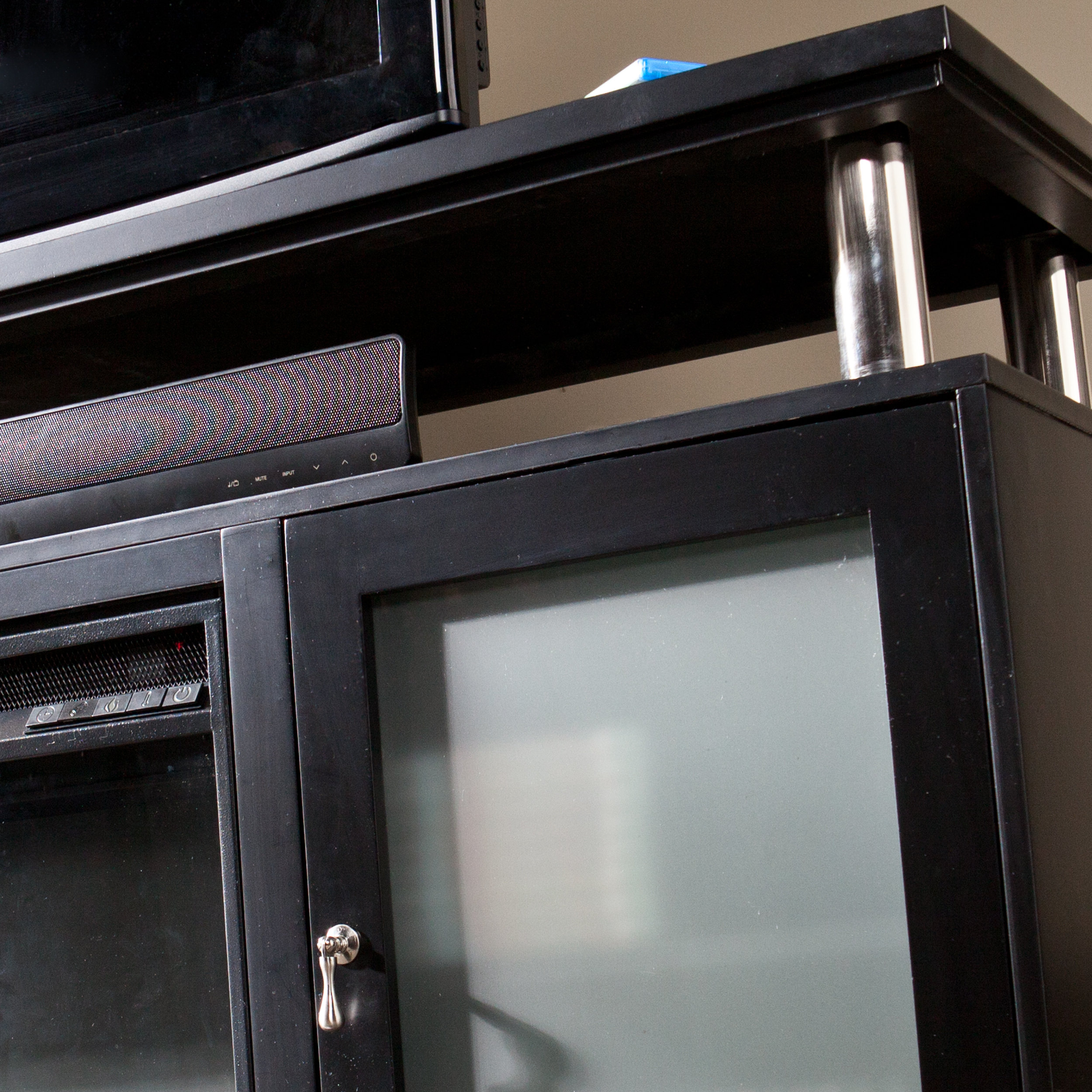 Red Barrel Studio Yalobusha TV Stand with Electric Fireplace & Reviews