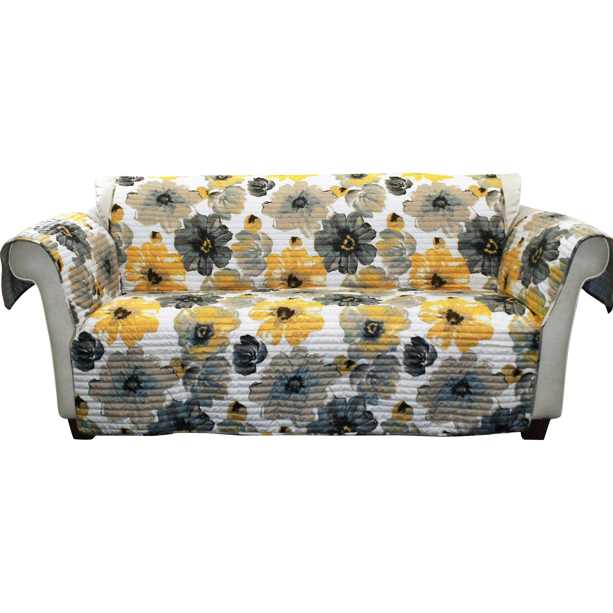 Red Barrel Studio Knox Bright Bold Sofa Slipcover Protector & Reviews